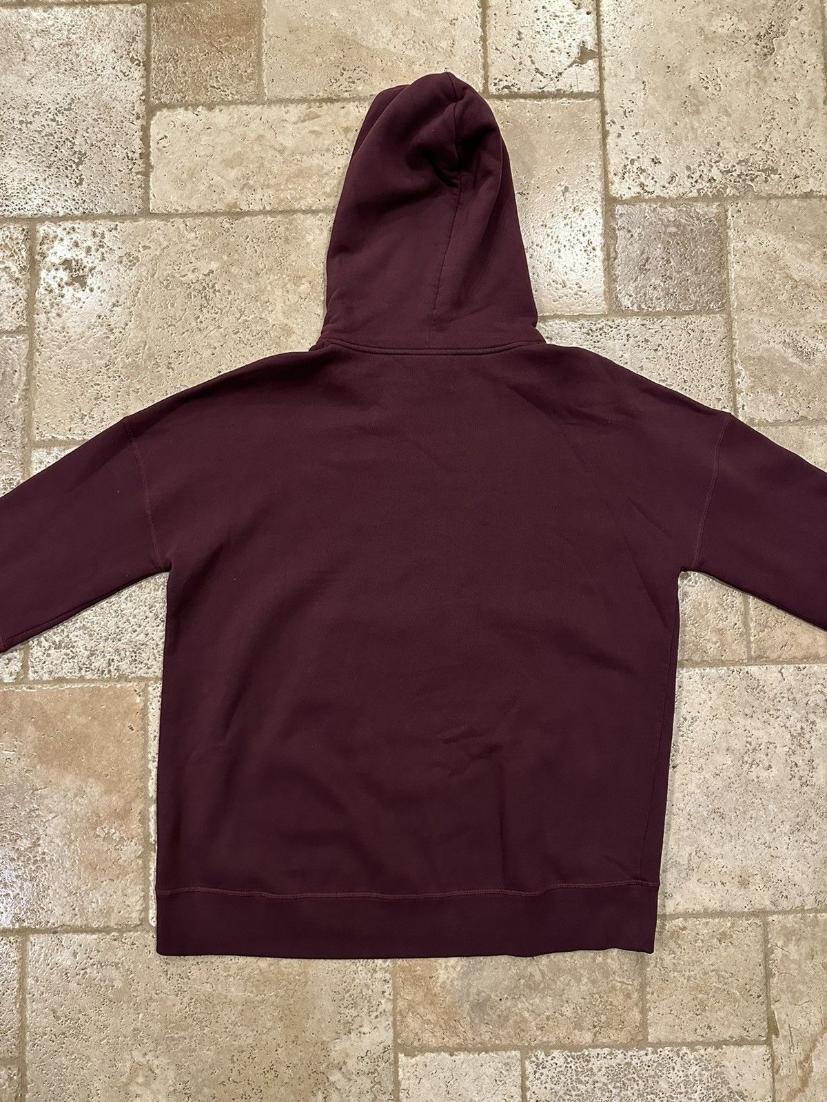 Burberry Burberry London England Wine / Grey Striped Pullover Hoodie Size US M / EU 48-50 / 2 - 10 Thumbnail
