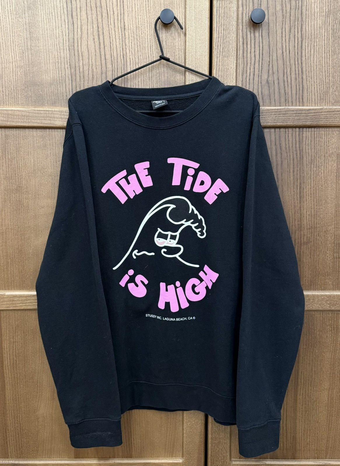 Stussy Stussy "the tide is high" Black Sweatshirt Size US L / EU 52-54 / 3 - 1 Thumbnail