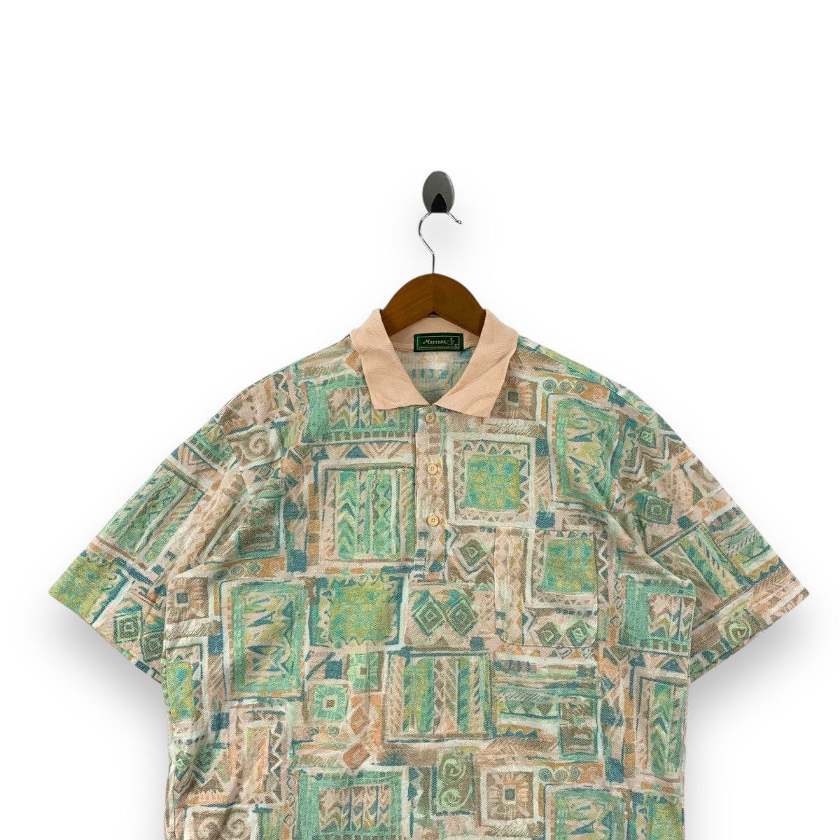 Vintage Vintage MASTERS LICENSED Augusta Golf Club Polo Tee Shirt Size US L / EU 52-54 / 3 - 2 Thumbnail