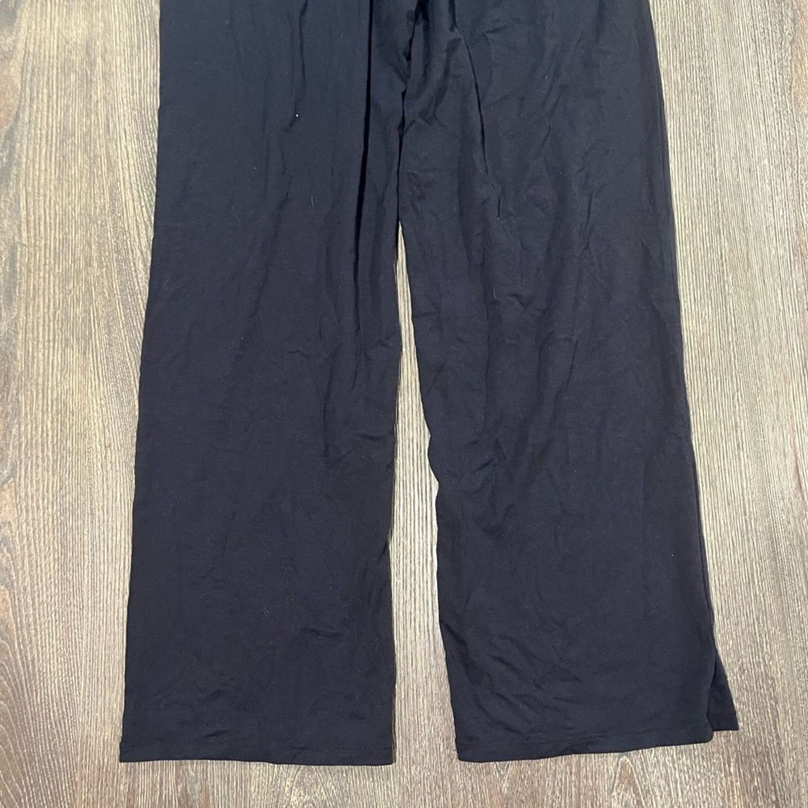 SKIMS NWT Skims Boyfriend Loose Pant Straight Leg Onyx Size S Size 30" / US 8 / IT 44 - 7 Thumbnail