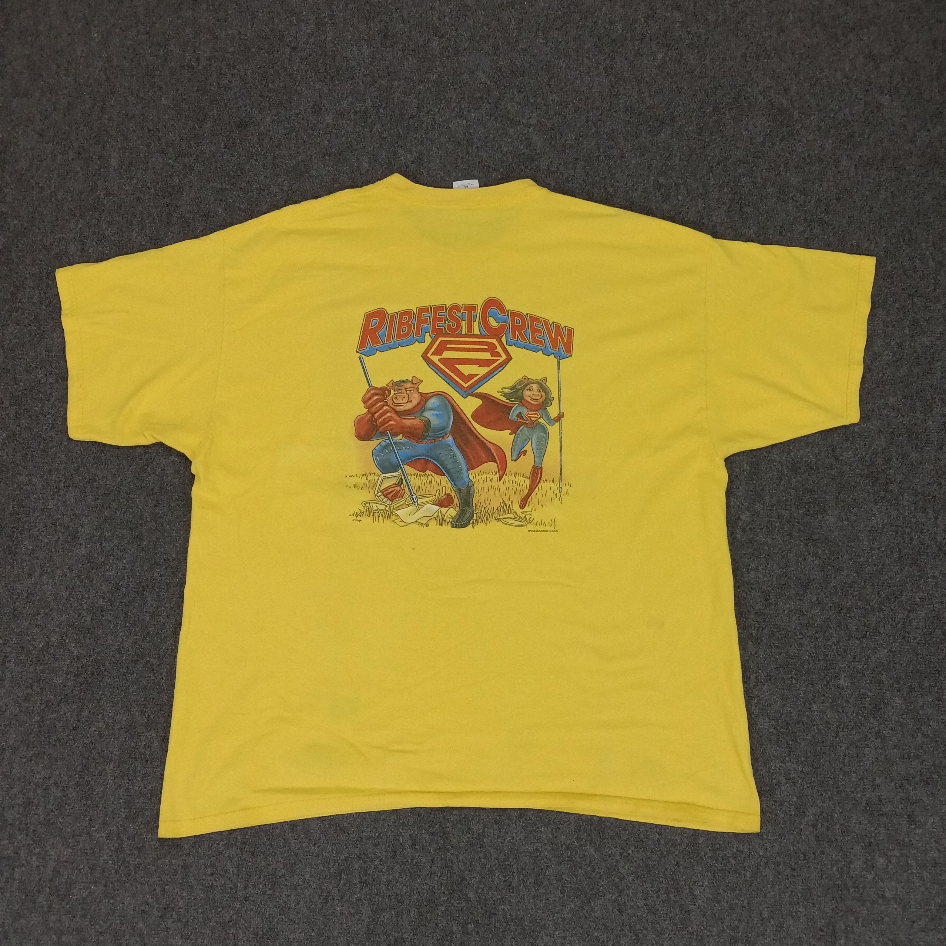 Cartoon Network × Vintage Ribfest Crew Superman Parody Movie Tshirt Size US XXL / EU 58 / 5 - 1 Thumbnail