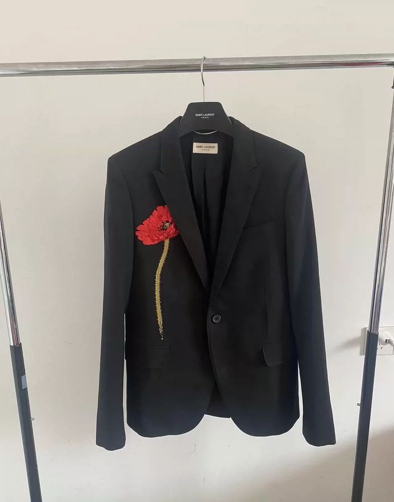 Saint Laurent Paris Saint Laurent Paris 15SS Yizhihua blazer Size 44R - 1 Thumbnail