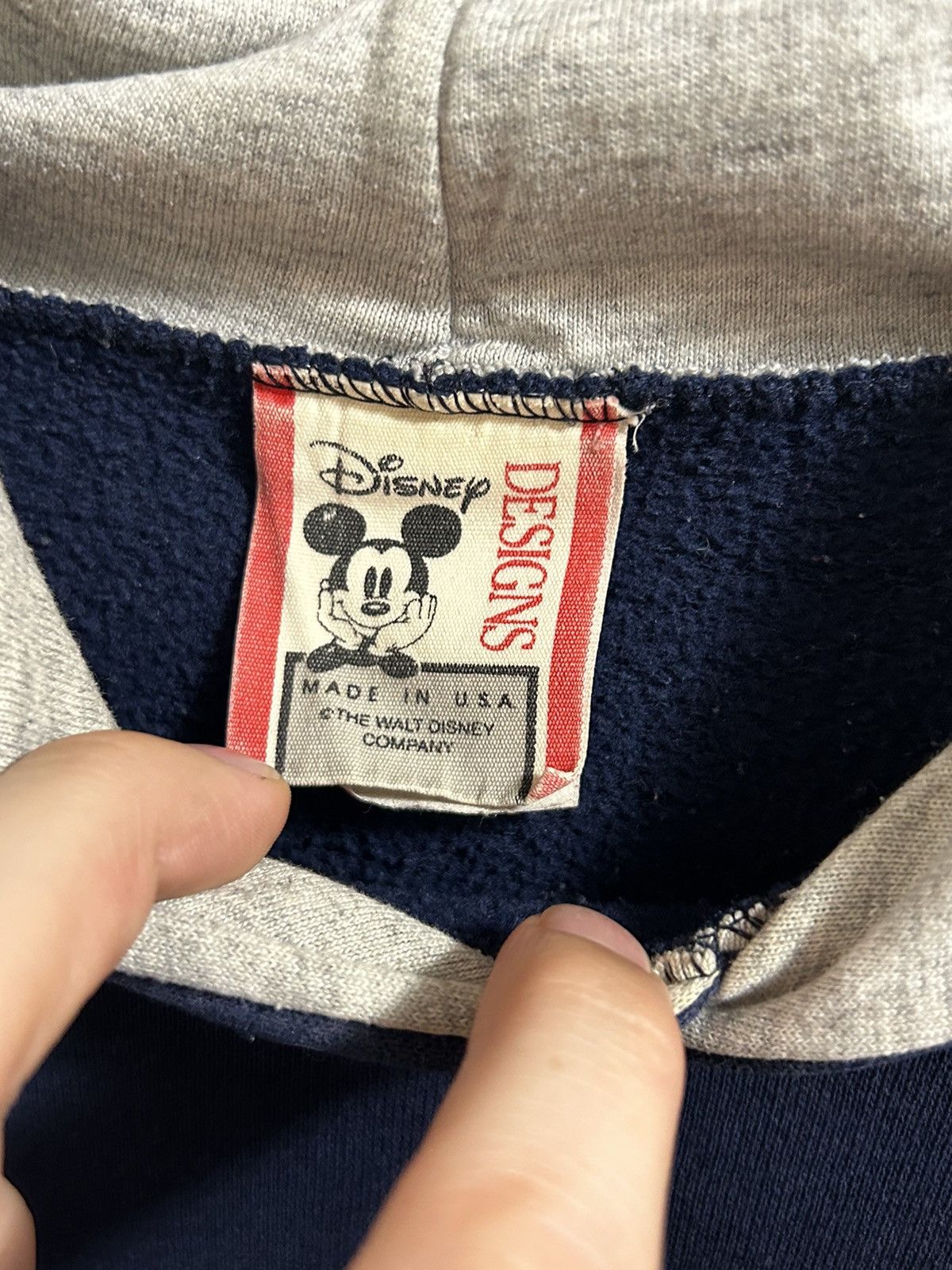 Disney Vintage Disney Mickey mouse hoodie made in usa Size US XL / EU 56 / 4 - 2 Thumbnail