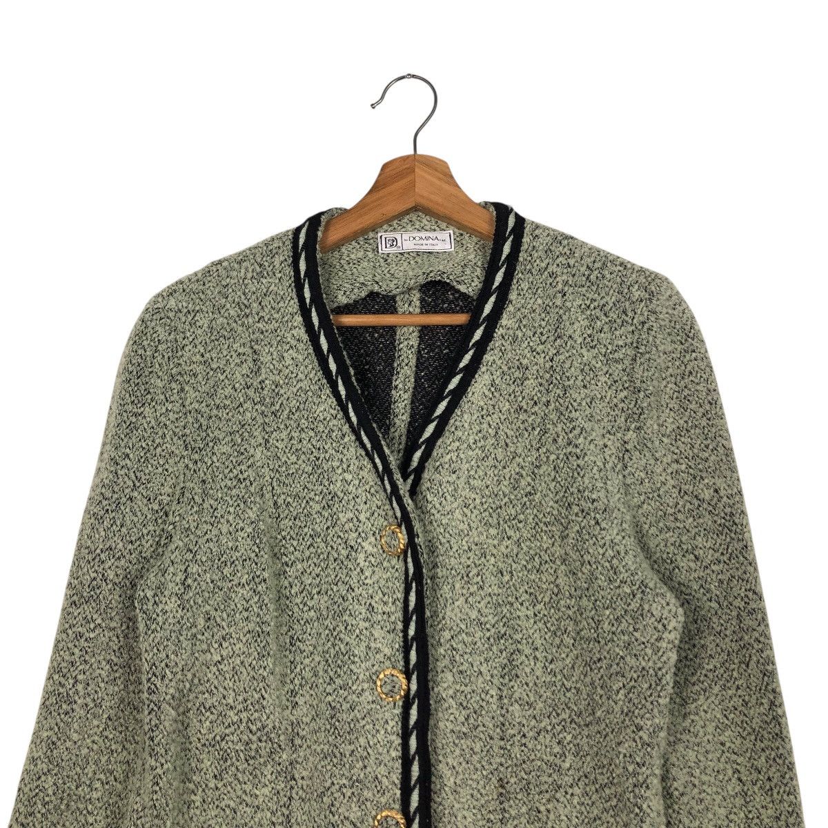 Designer × Vintage 📌Vintage Wool Tweed Jacket Domina Made in Italy Size US M / EU 48-50 / 2 - 4 Thumbnail