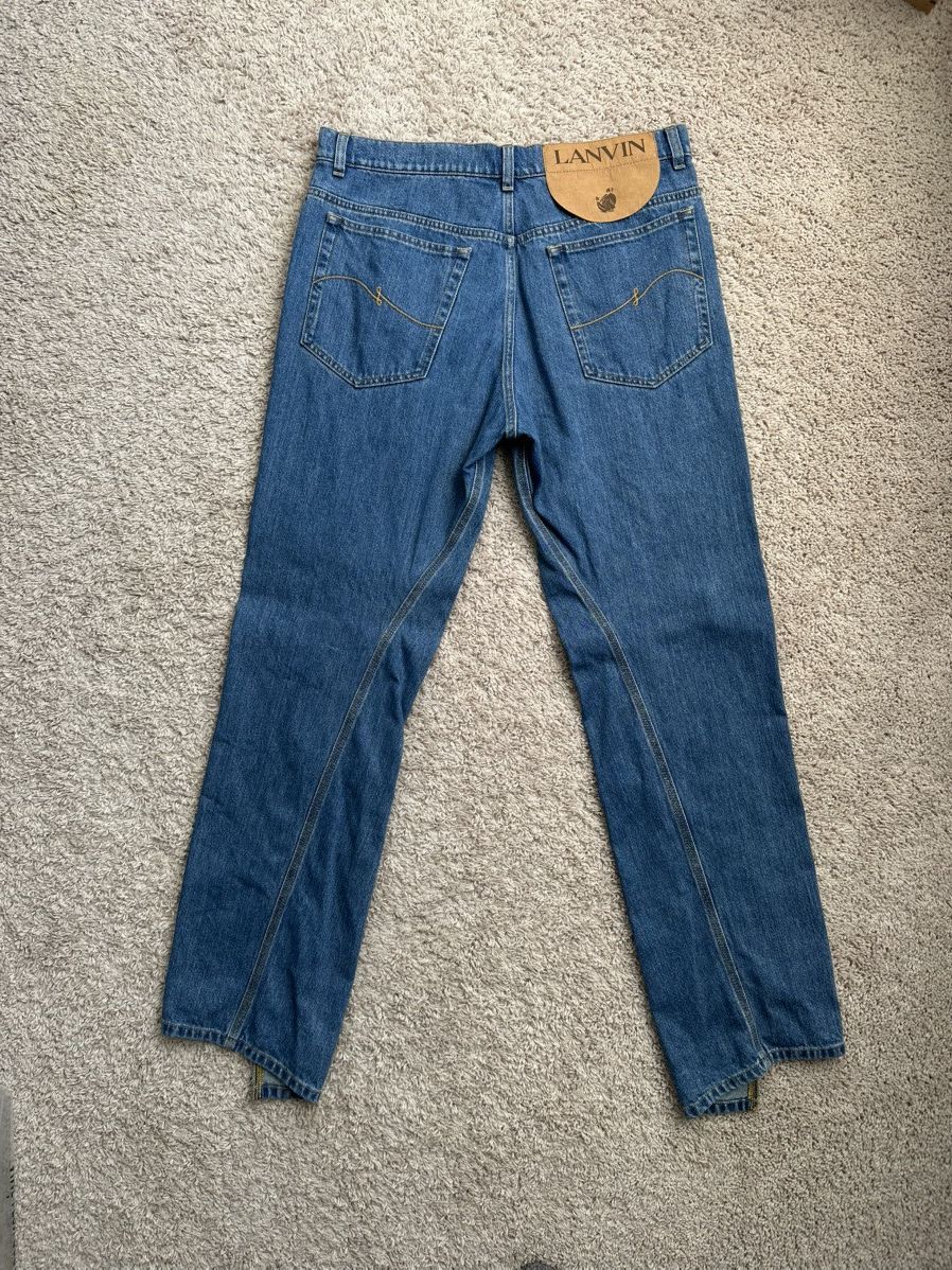 Lanvin Lanvin Raw Denim Jeans Size US 33 - 2 Thumbnail