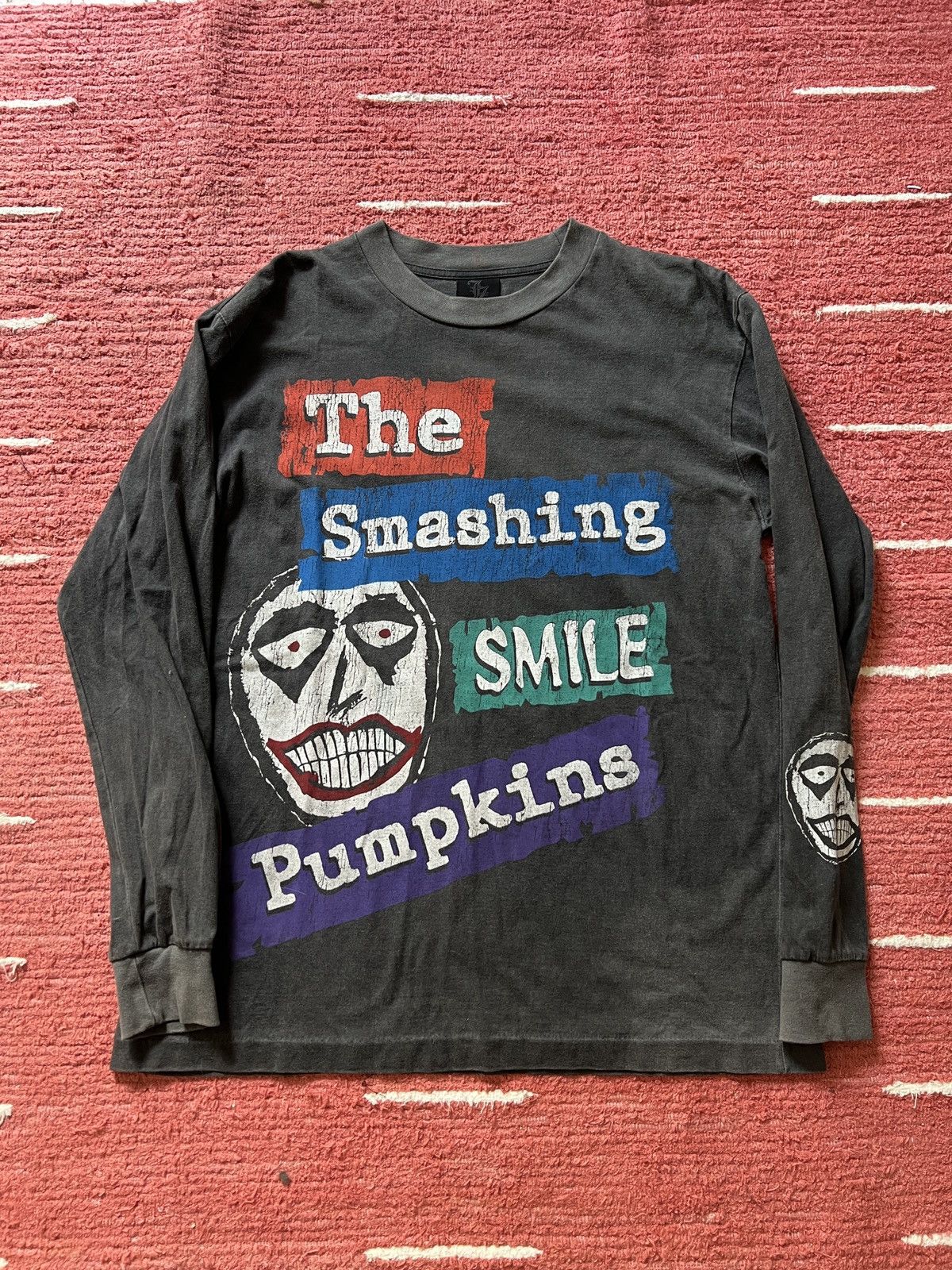 Band Tees The Smashing Pumpkins - Smile faded black tee Size US L / EU 52-54 / 3 - 1 Thumbnail