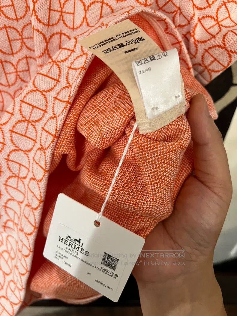 Hermes Hermes Mini H Knit Short Sleeve Size S / US 4 / IT 40 - 5 Thumbnail