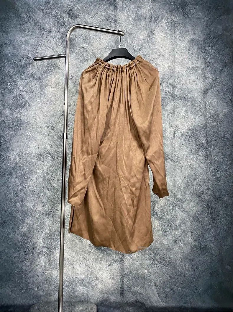 Loewe LOEWE Chain ladies' dress, brown Size XXS / US 00 / IT 34 - 2 Thumbnail