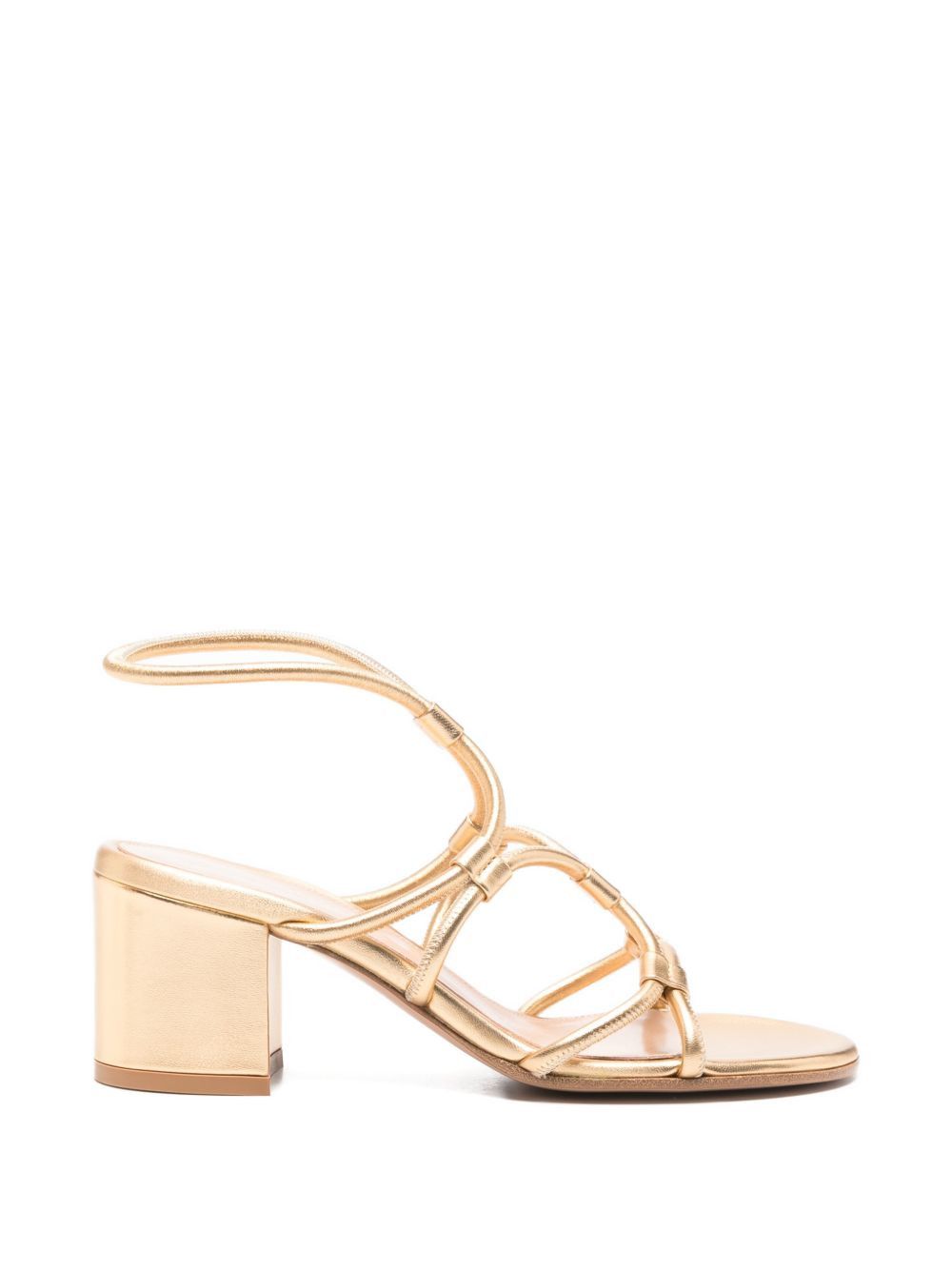 Gianvito Rossi LEATHER HEEL SANDALS Size US 6 / IT 36 - 1 Thumbnail