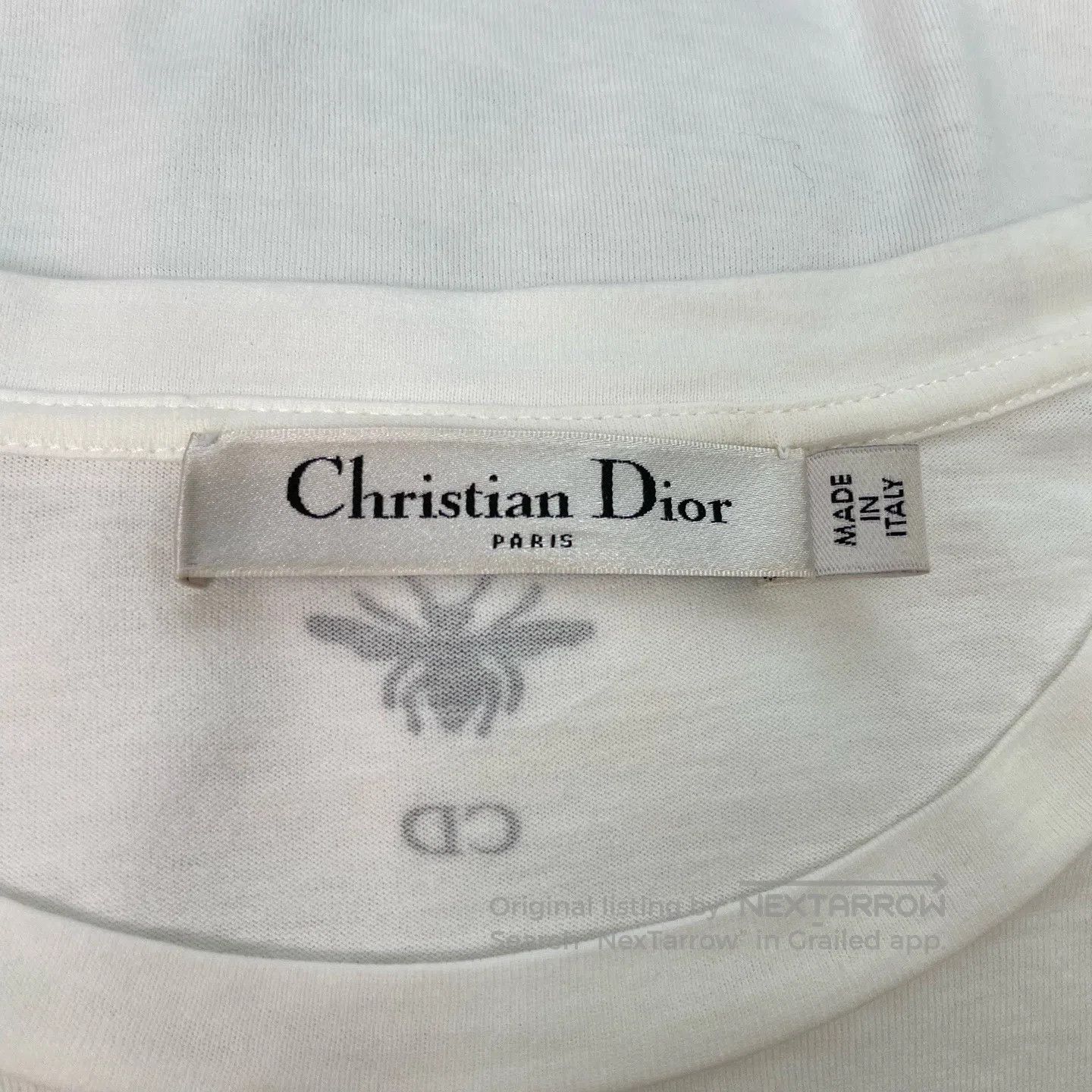 Dior Dior Blue Butterfly Floral Jouy Print T-Shirt| Size M / US 6-8 / IT 42-44 - 4 Thumbnail