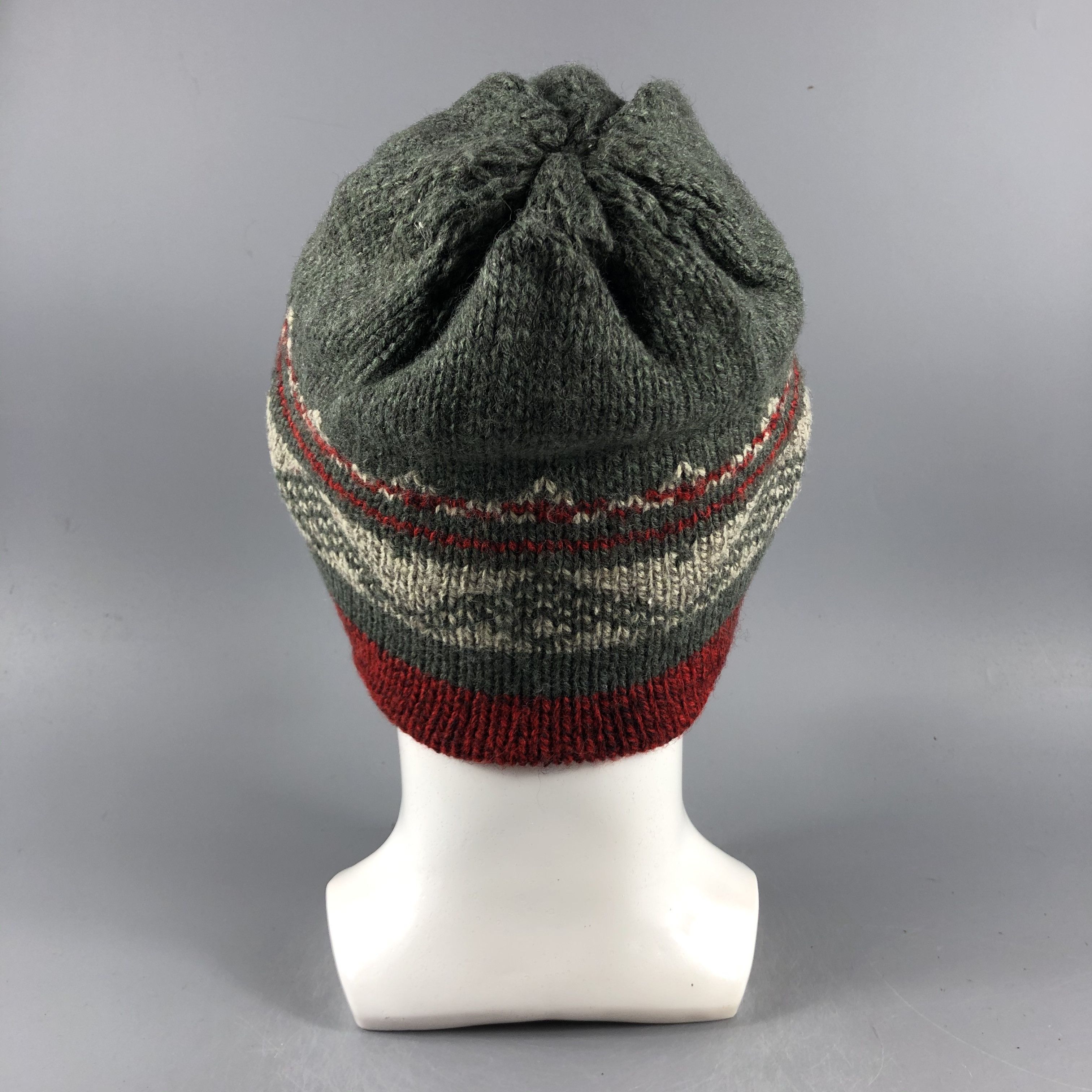Japanese Brand × Vintage Sasquatch Fair Isle Beanie Snow Hat Snow Cap -D218 Size ONE SIZE - 2 Thumbnail