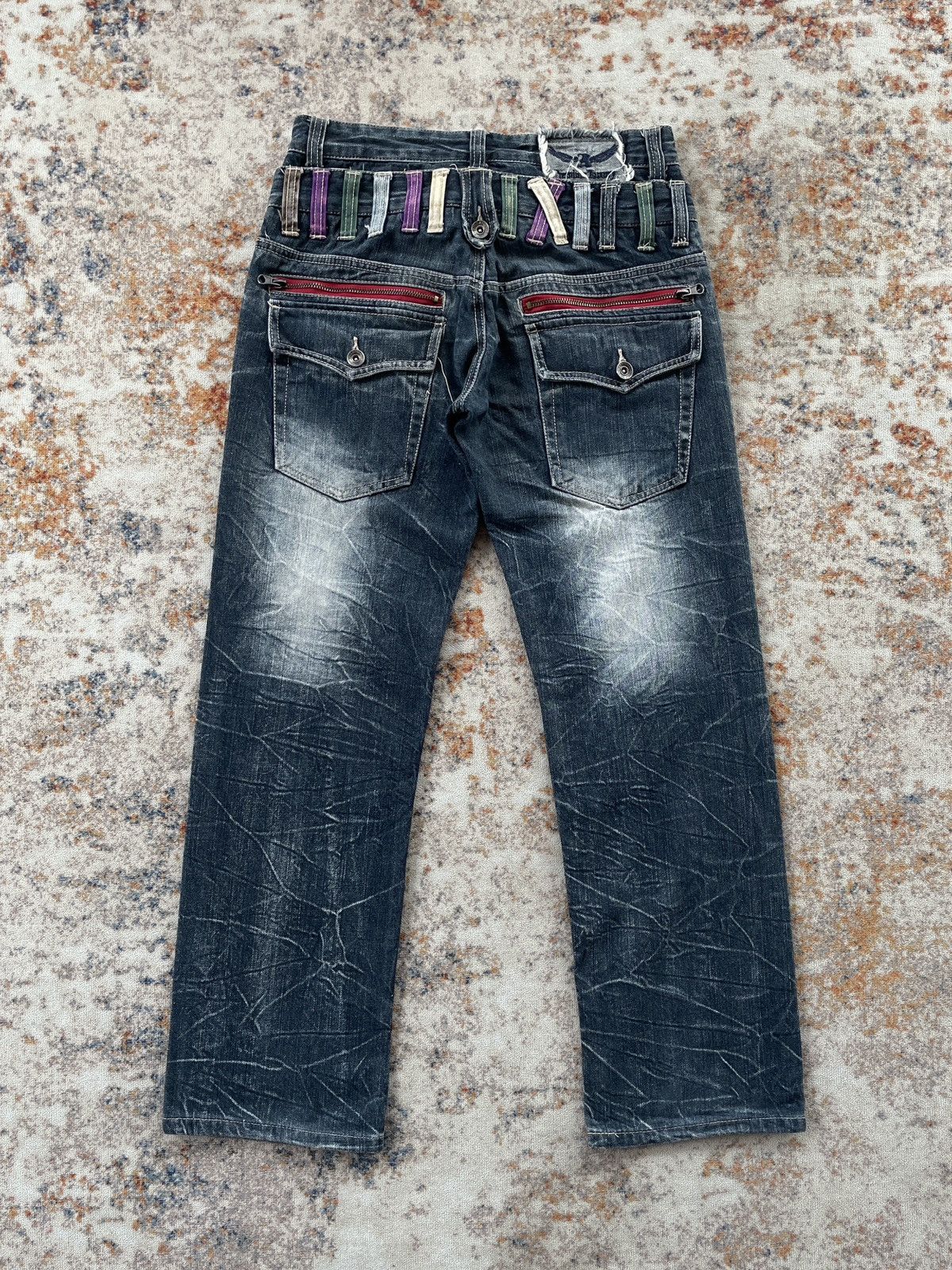 Hysteric Glamour ANTFUI DOUBLE WAIST DENIM Size US 28 / EU 44 - 2 Thumbnail