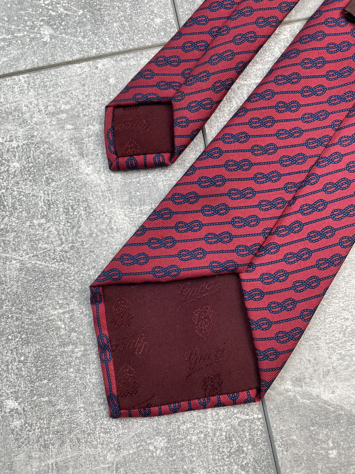 Gucci Gucci Silk Tie Mens Made in Italy Size ONE SIZE - 8 Thumbnail