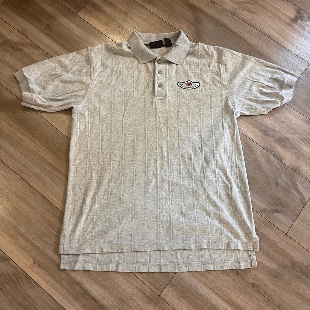 Harley Davidson Harley Davidson Motorcycle Grey Polo Casual Shirt Men Large Size US L / EU 52-54 / 3 - 1 Thumbnail