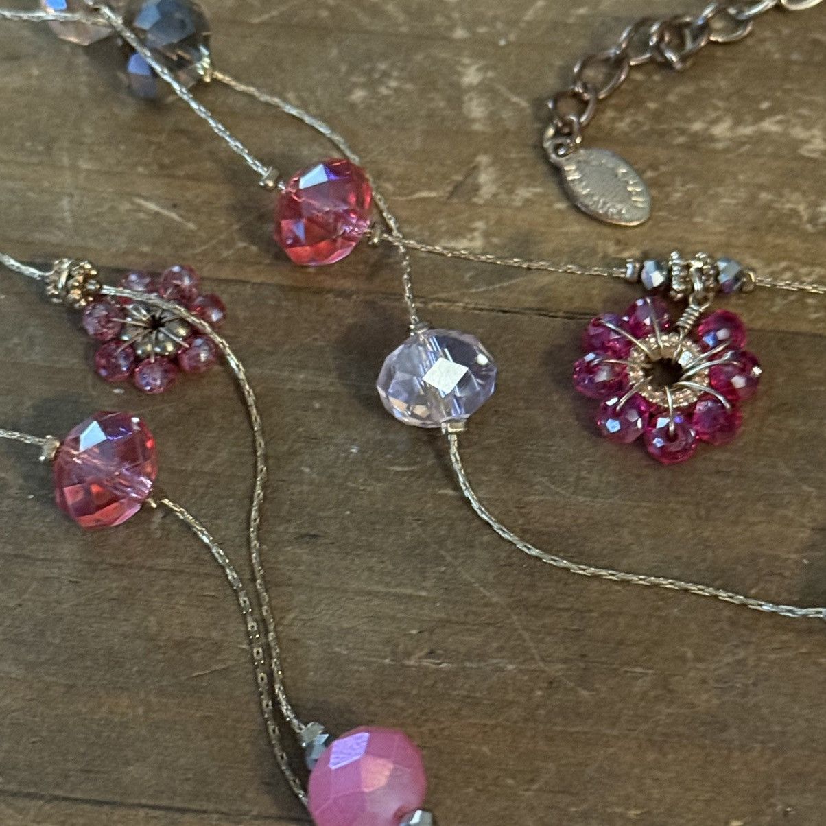Other Ali Khan multi layered strand station crystals necklace Size ONE SIZE - 5 Thumbnail