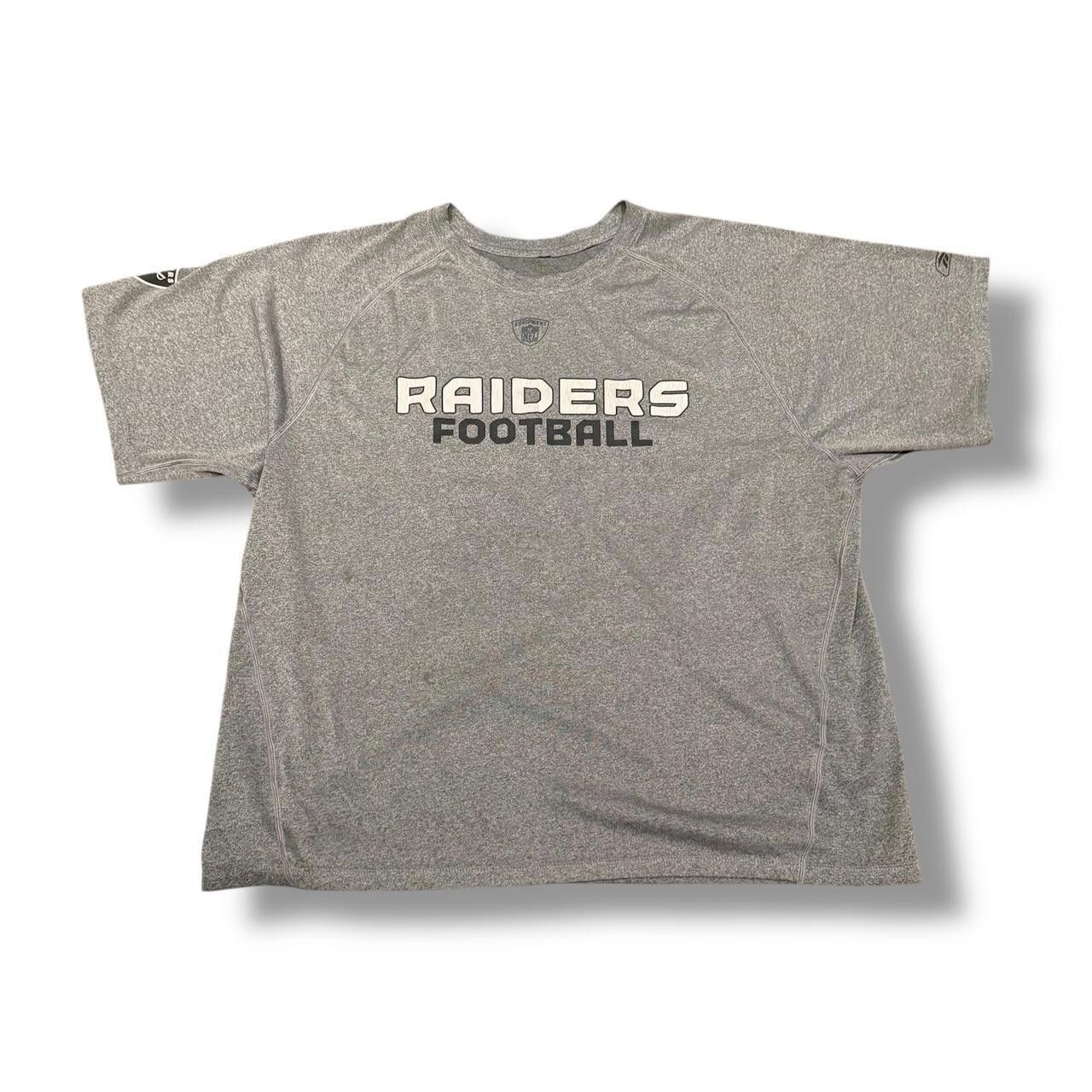 Reebok Grey Raiders Football Shirt Size US XL / EU 56 / 4 - 1 Thumbnail