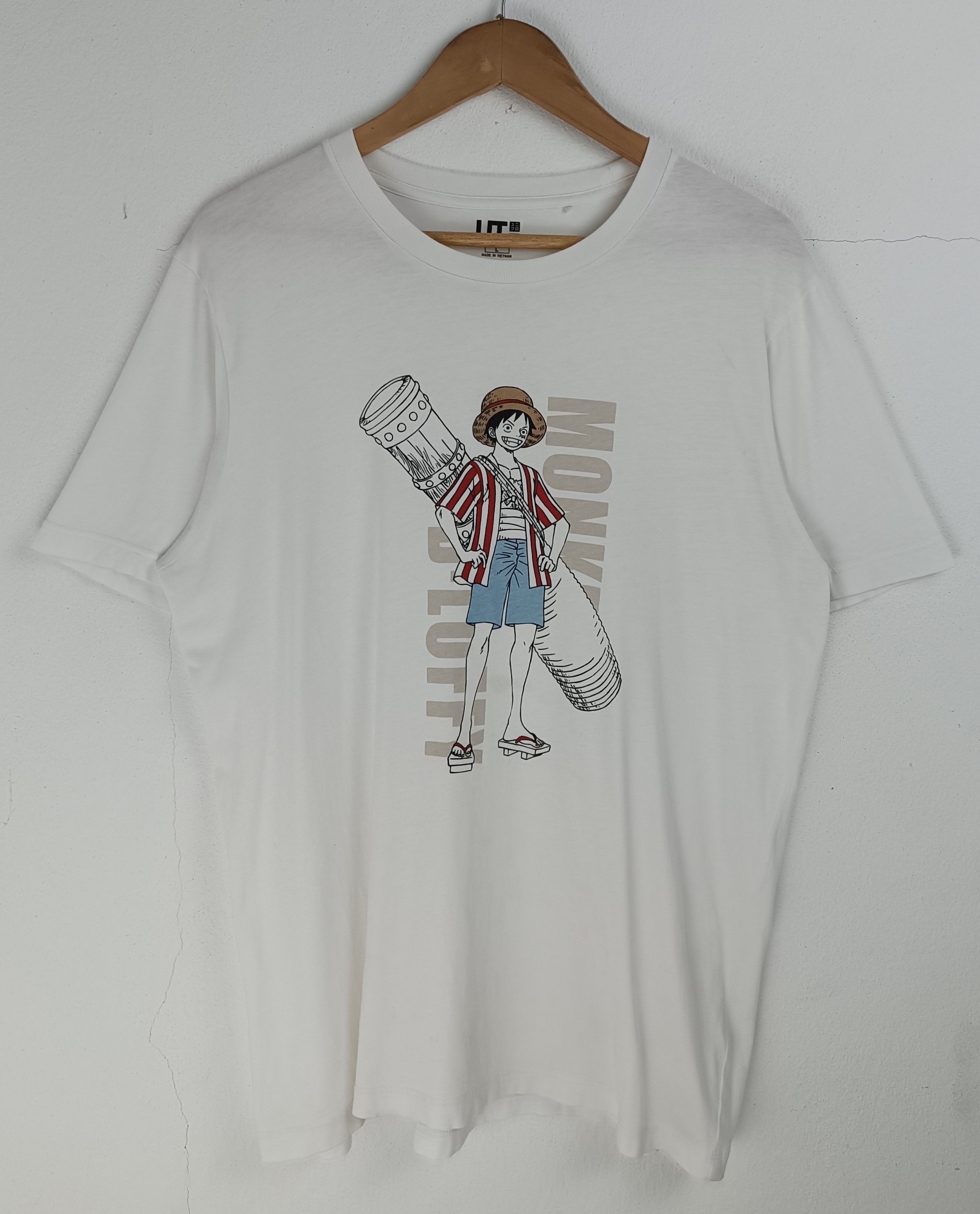 Anime VINTAGE MONKEY D LUFFY ONE PIECE STRAW HAT TS bleach jujutsu Size US L / EU 52-54 / 3 - 3 Thumbnail