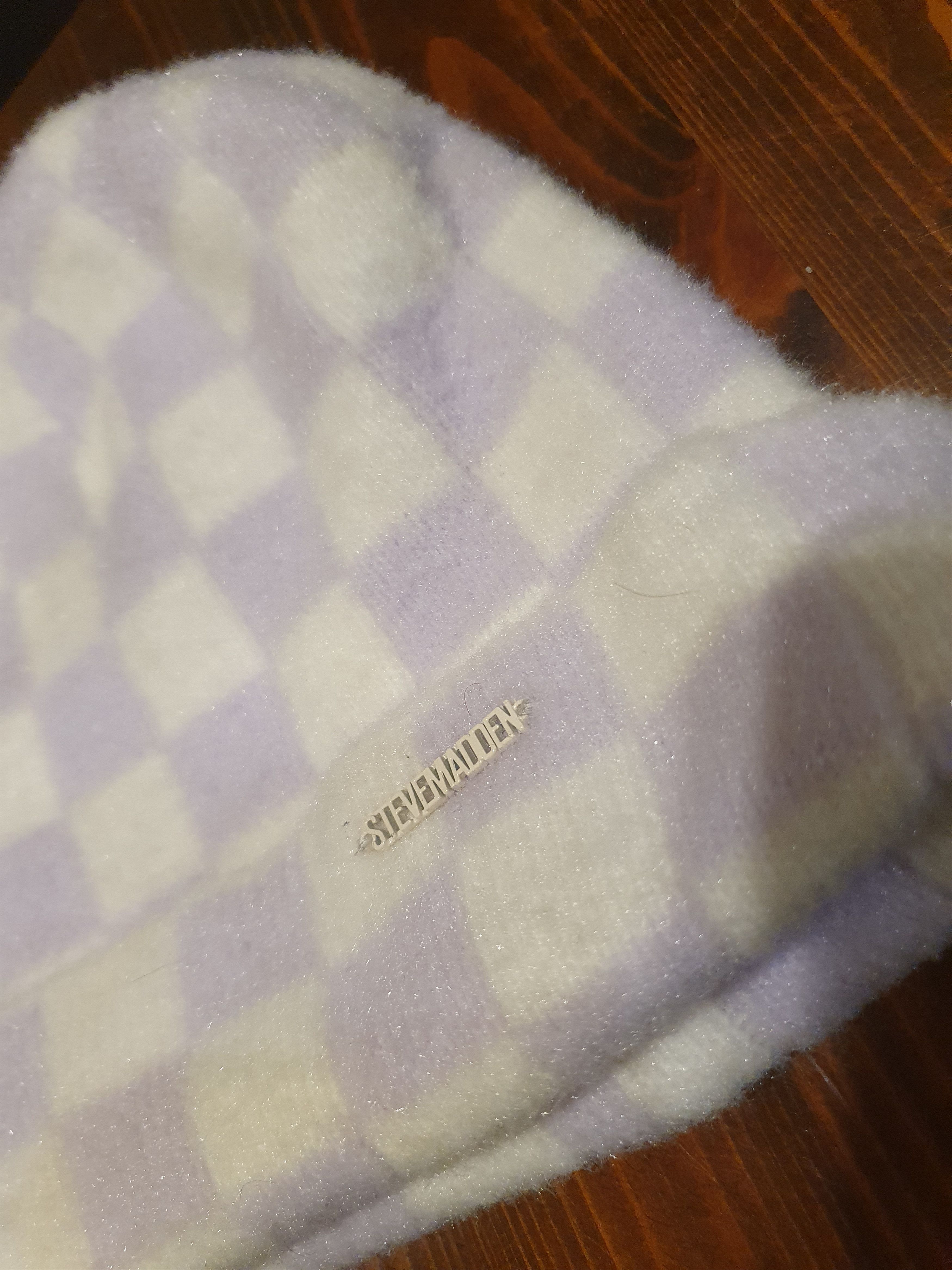 Steve Madden Steve Madden Checkered Cuff Beanie Winter Hat Size ONE SIZE - 7 Thumbnail