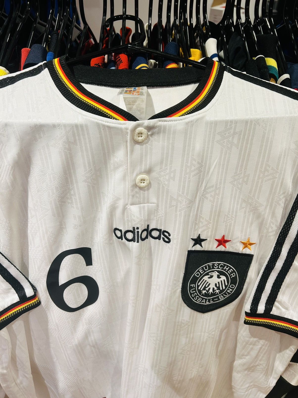 Adidas × Vintage Germany 1996 home jersey Size US XL / EU 56 / 4 - 4 Thumbnail