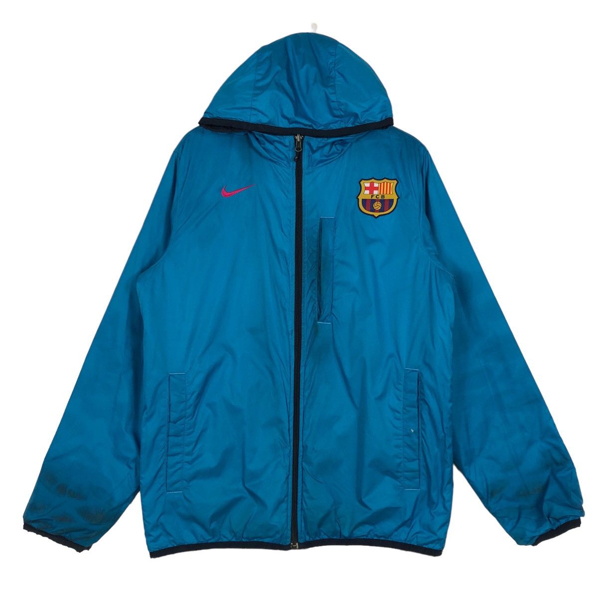 Nike 🔥90’s Vintage Reversible Jacket Nike Barcelona Size US M / EU 48-50 / 2 - 14 Thumbnail