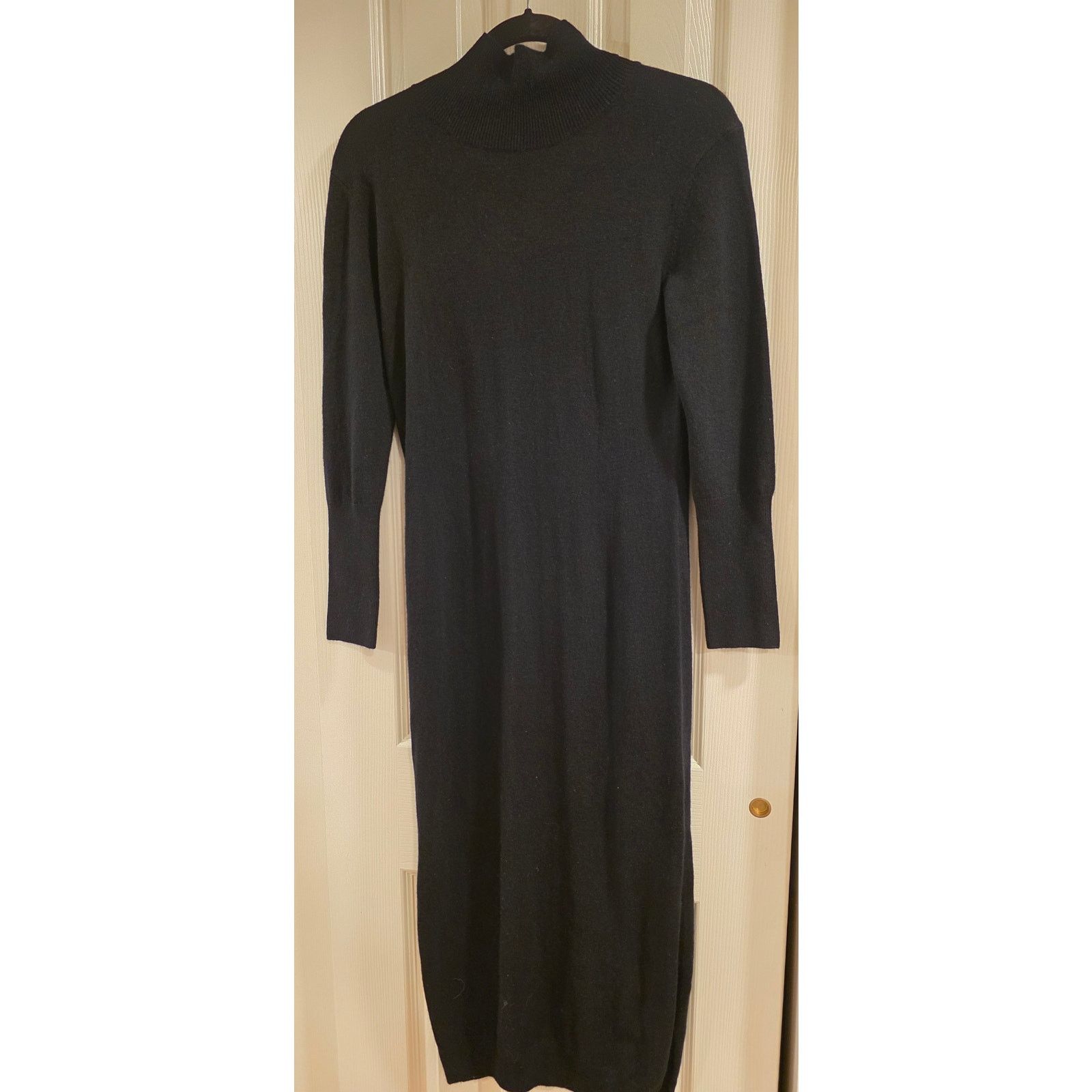 Quince Quince Cashmere Turtleneck Sweater Dress Black S NWT Size S / US 4 / IT 40 - 8 Thumbnail
