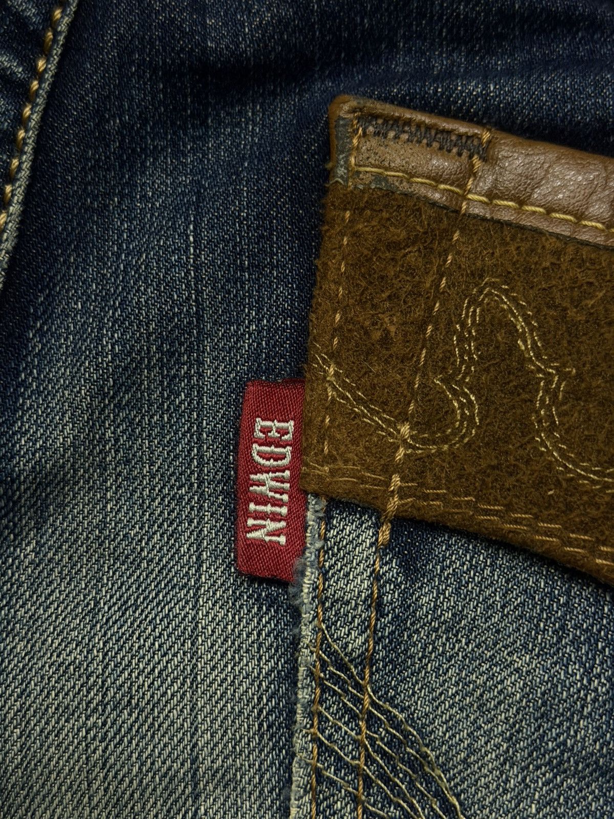 Edwin EDWIN 00s EVS403 Exclusive Vintage Japan Made Denim Jeans 33 Size US 33 - 13 Thumbnail