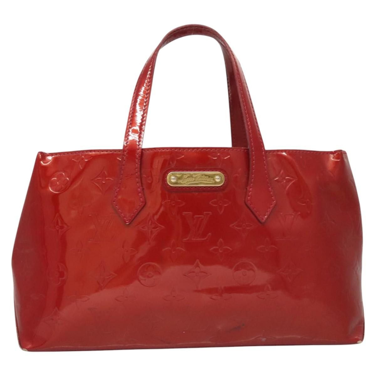 Louis Vuitton LOUIS VUITTON Monogram Vernis Wilshire PM Bag Pomme D'amour Size ONE SIZE - 2 Thumbnail
