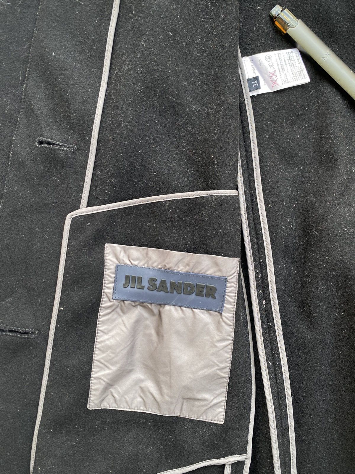 Jil Sander Rare AW 2012 JIL SANDER Wool Long Coat Size US M / EU 48-50 / 2 - 12 Thumbnail