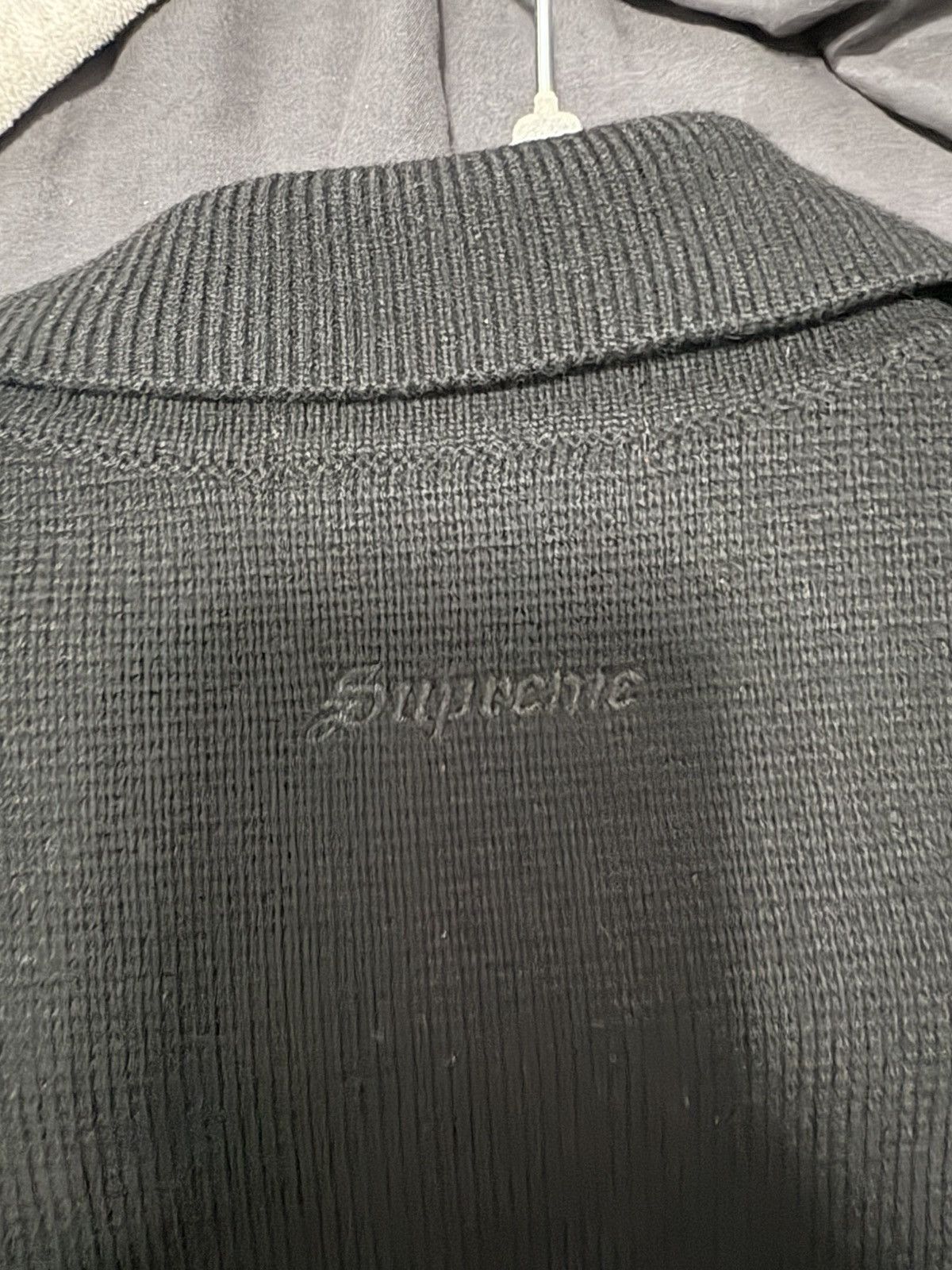 Supreme Supreme Studded Suede Zip Up Cardigan 'Black Size US L / EU 52-54 / 3 - 7 Thumbnail