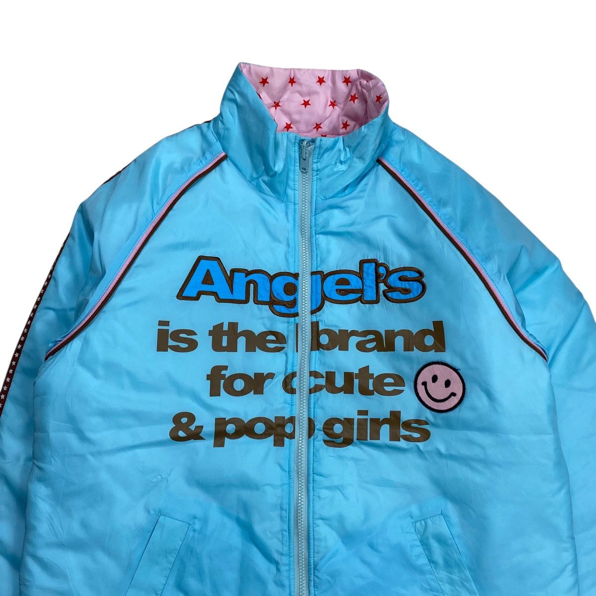 Hysteric Glamour Angel Blue Stars Pattern Reversible Jacket Size US L / EU 52-54 / 3 - 7 Thumbnail