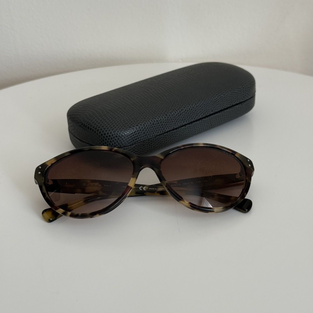 Polo Ralph Lauren Ralph Sunglasses RA5168 Tortoise Shell Oversized Oval Lens Size ONE SIZE - 12 Thumbnail