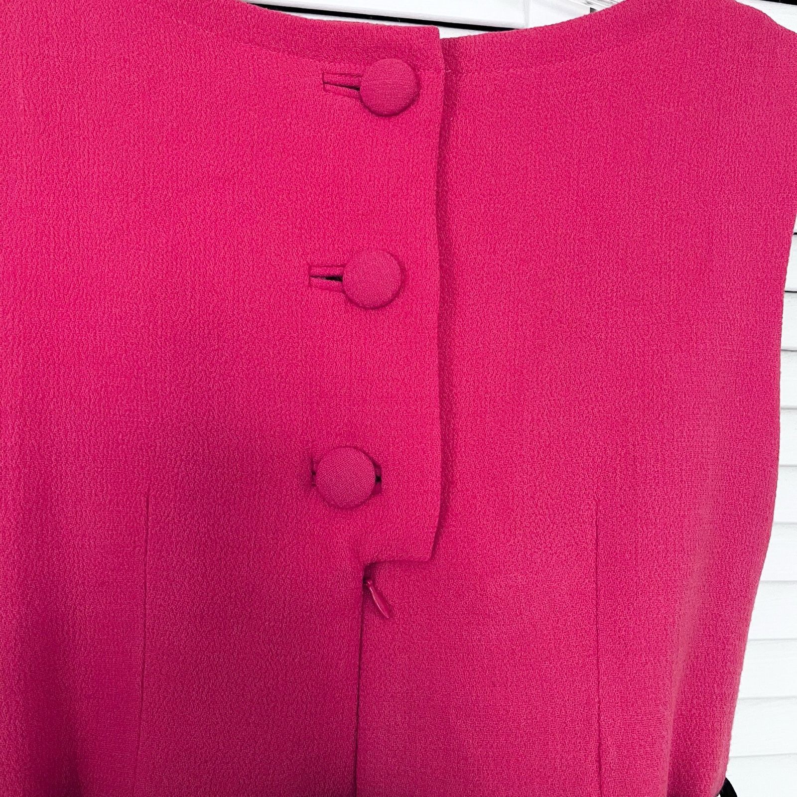 MILLY Milly Ella Belted Colorblock Knee Length Sheath Dress Size M / US 6-8 / IT 42-44 - 5 Thumbnail