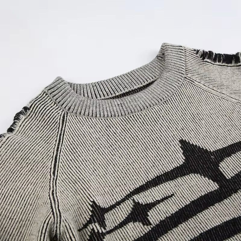 Other Vintage Retro Ripped Streetwear Knitwear Pullover Size S / US 4 / IT 40 - 10 Thumbnail