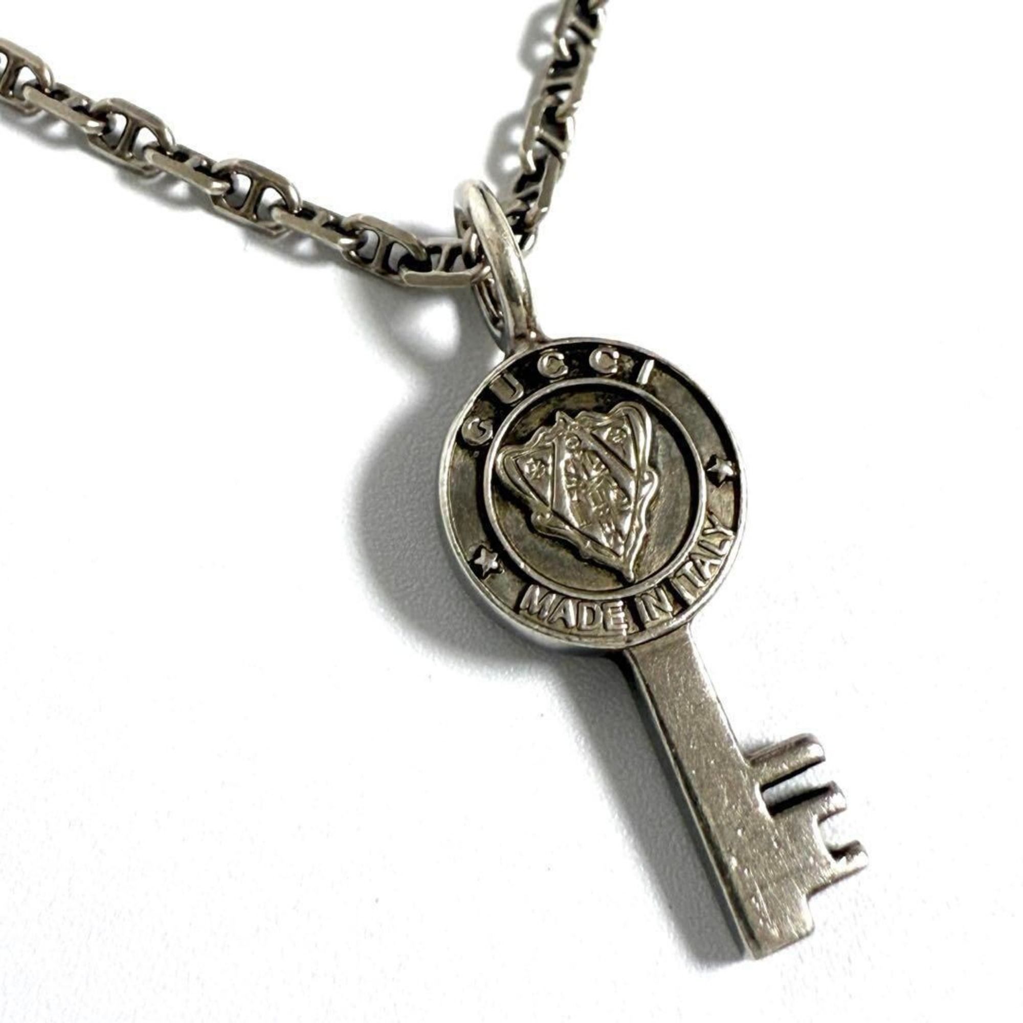 Key Mens Gucci Pendant Gucci GG Key Pendant Necklace, Necklaces