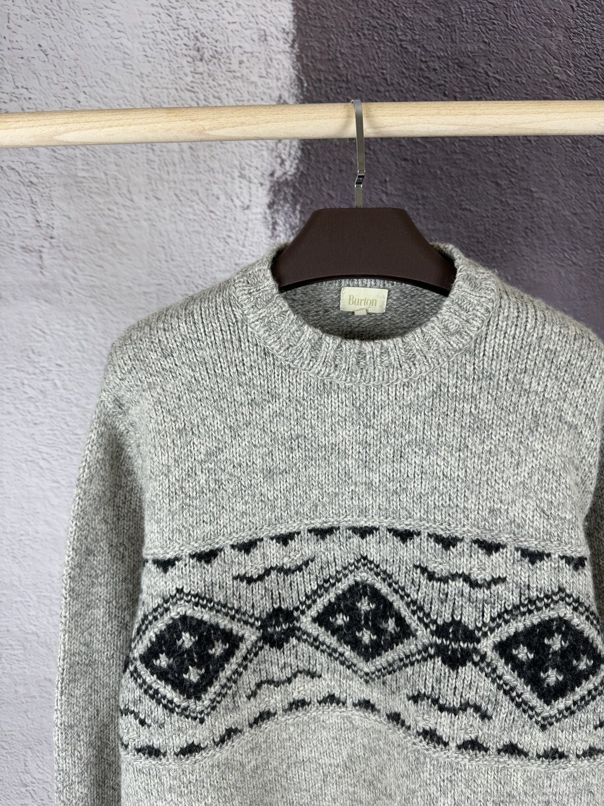 Burton Burton vintage ornament wool sweater size 5 knitwear Size US XL / EU 56 / 4 - 3 Thumbnail