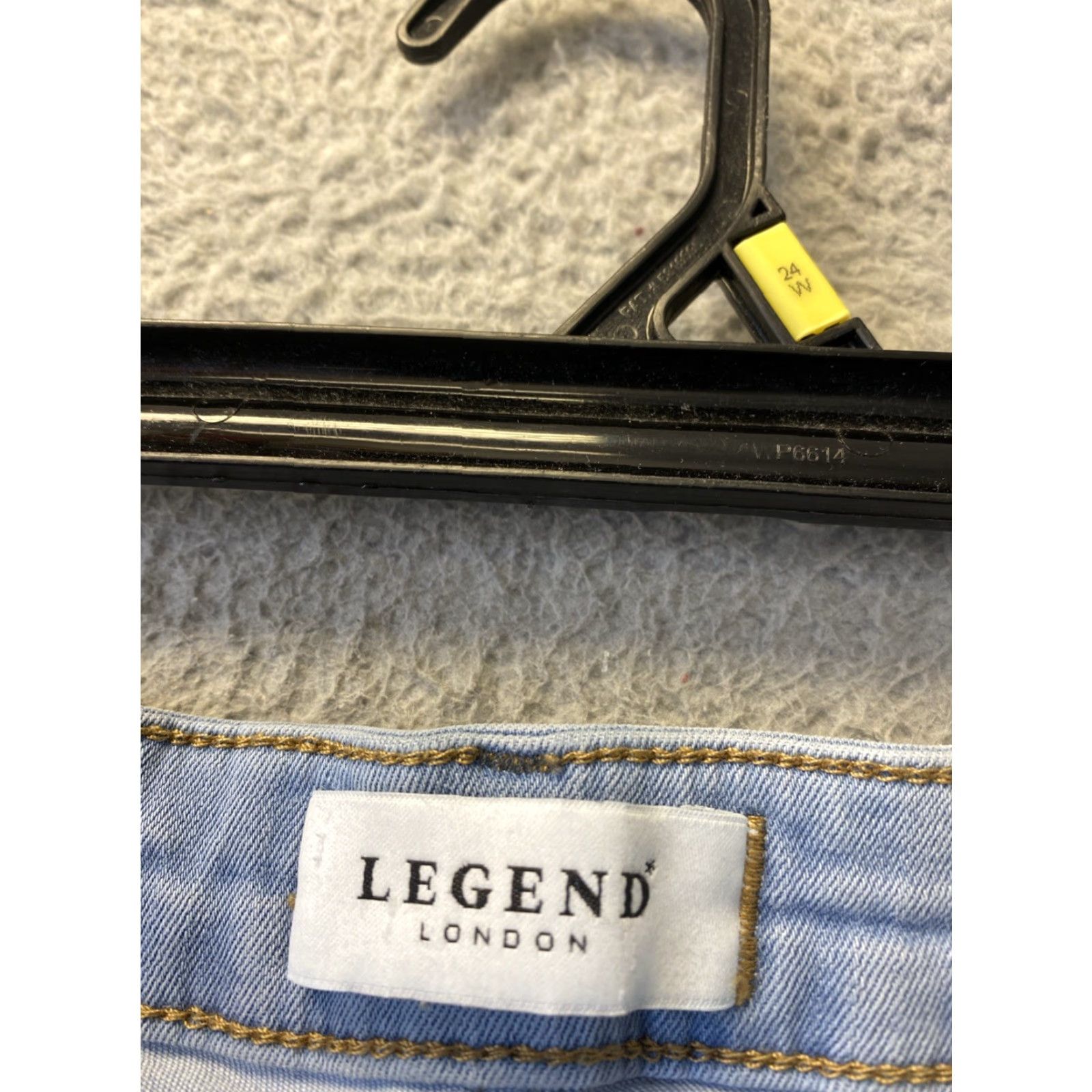 Vintage Legend London Men’s Jeans Blue 30x30 Straight Stretch Distressed Regular Mens Size US 30 / EU 46 - 5 Thumbnail