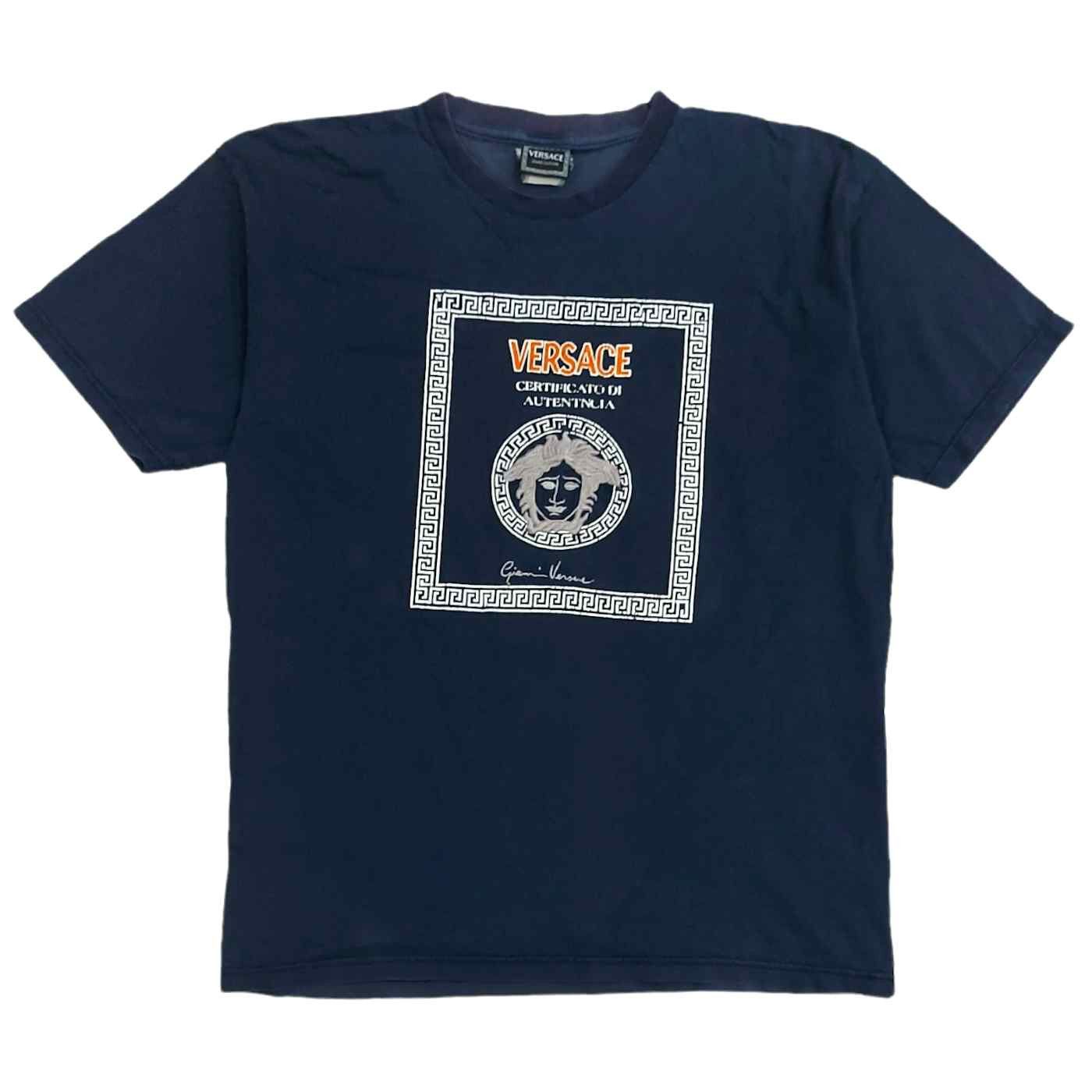 Versace Rare! Vintage Versace Jeans Couture Gianni Versace Signature Size US L / EU 52-54 / 3 - 1 Thumbnail
