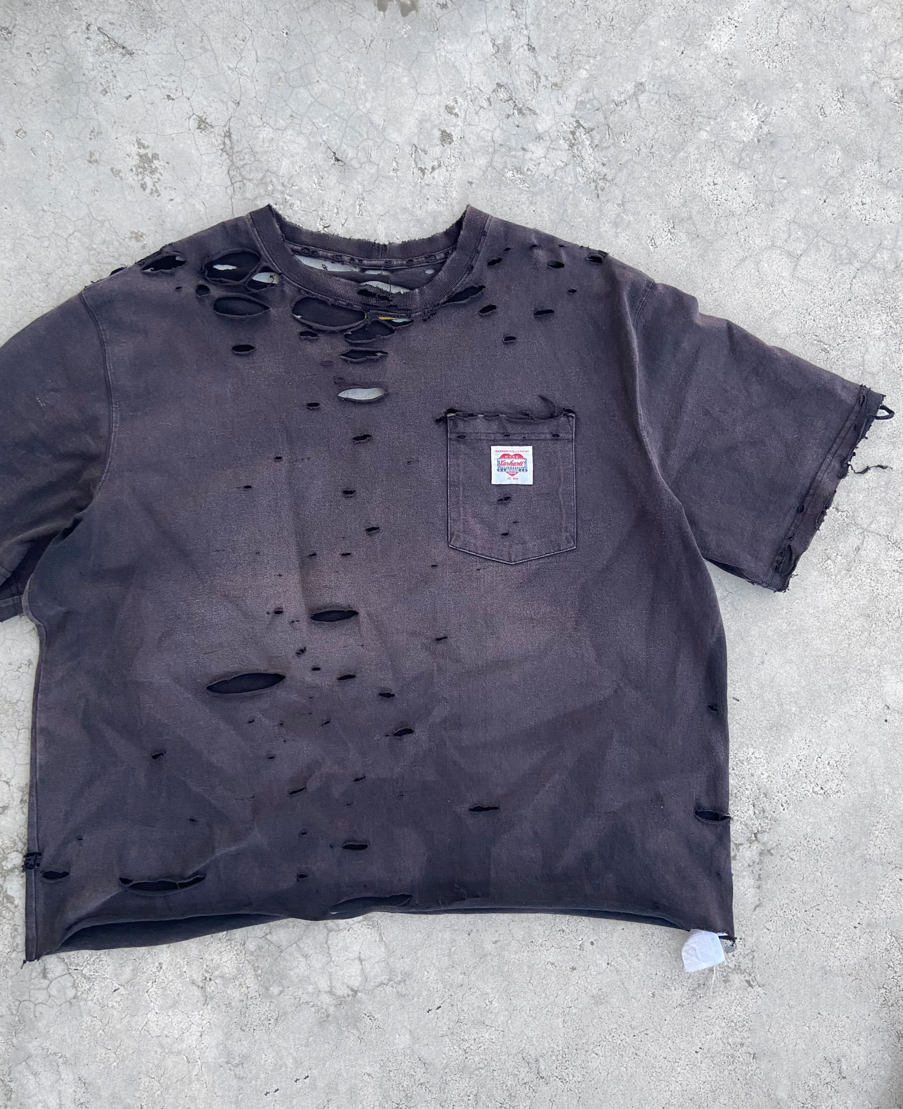 Carhartt Carhartt T-Shirt Thrashed Pocket ERD Grunge Size US XL / EU 56 / 4 - 5 Thumbnail
