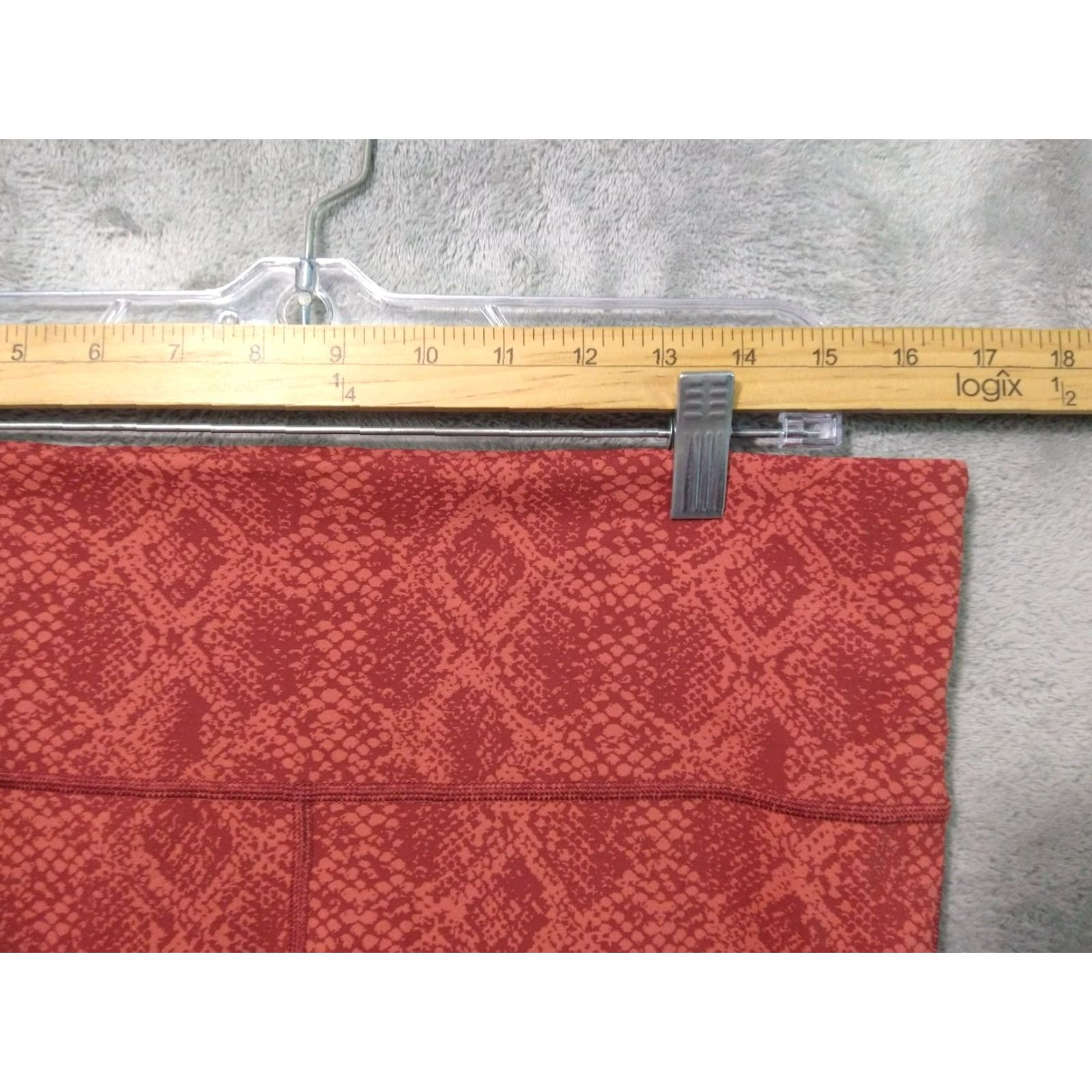 Athleta Athleta Leggings Womens 2X Orange Snake Ultimate Stash Pocket Pull On Size 40" / US 18 - 3 Thumbnail