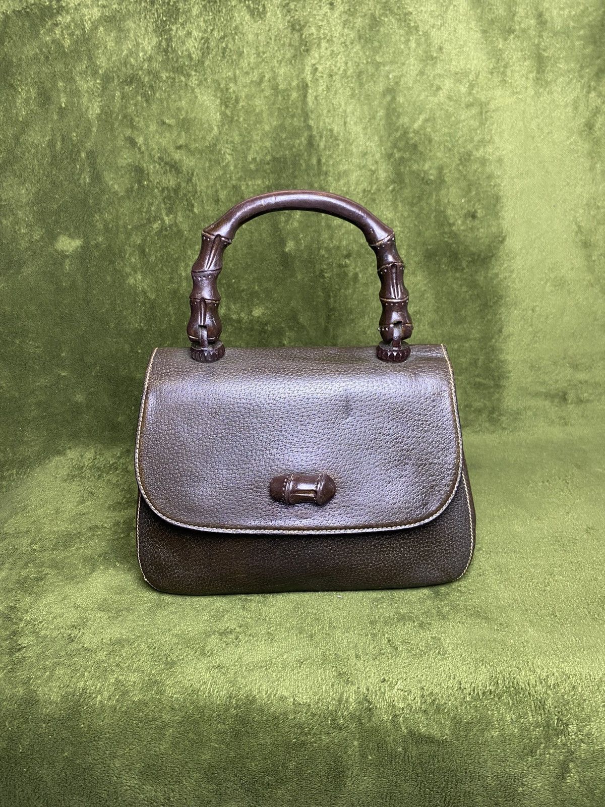Gucci Gucci bamboo top-handle bag, vintage 1970s Size ONE SIZE - 1 Thumbnail