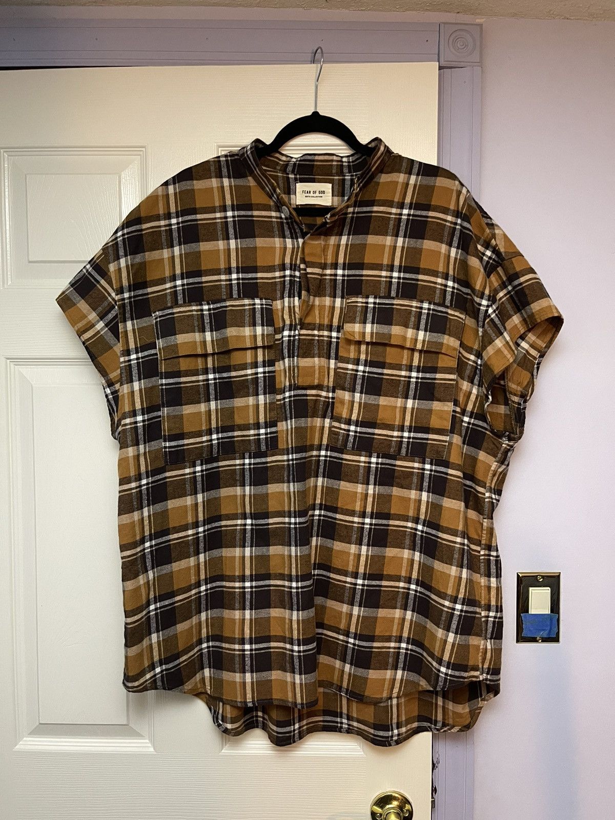 Fear of God 6th Collection Short Sleeve Flannel | Grailed