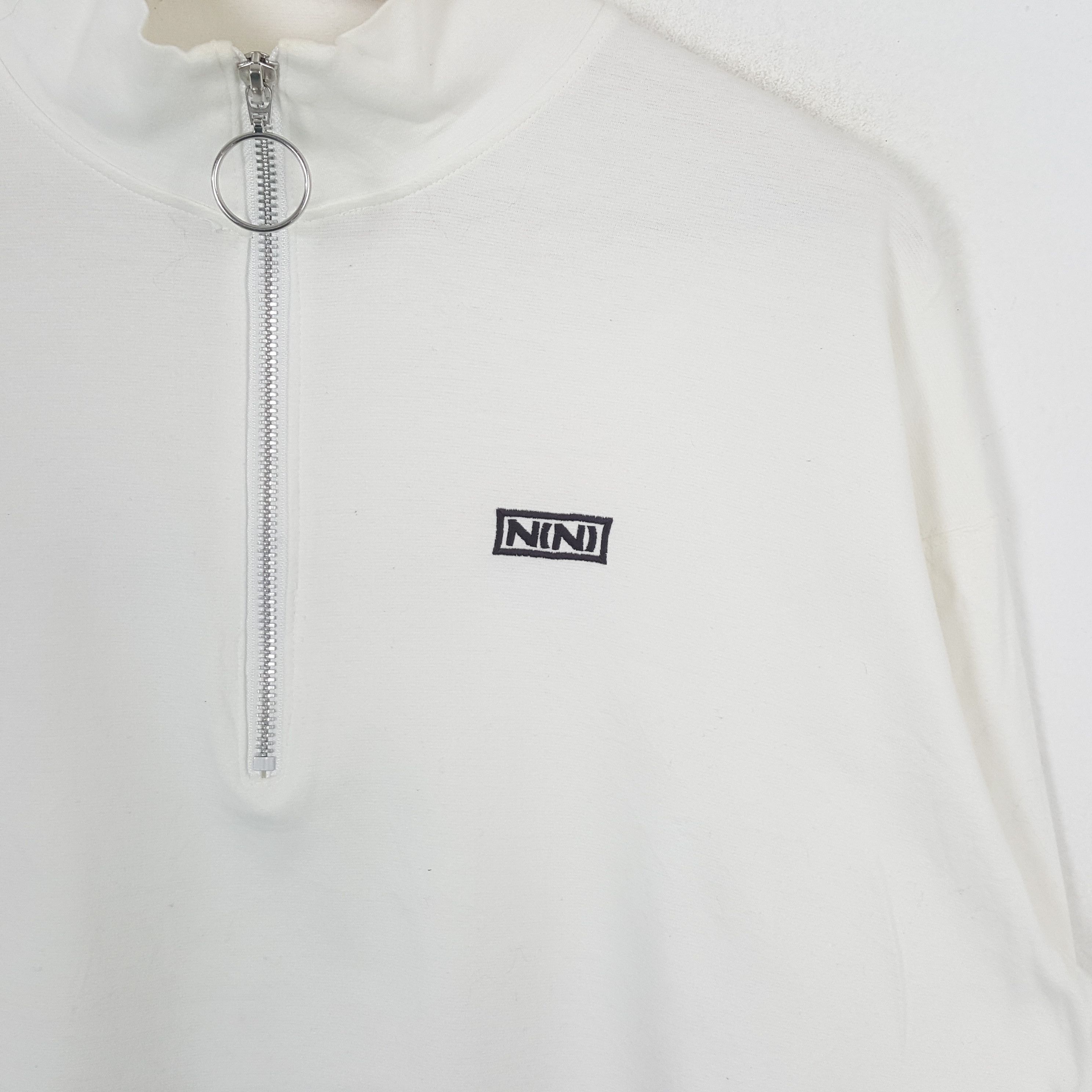 Japanese Brand × Number (N)ine × Vintage Vintage Number Nine Half Zipper Japanese Brand T-Shirt Size US XL / EU 56 / 4 - 4 Thumbnail