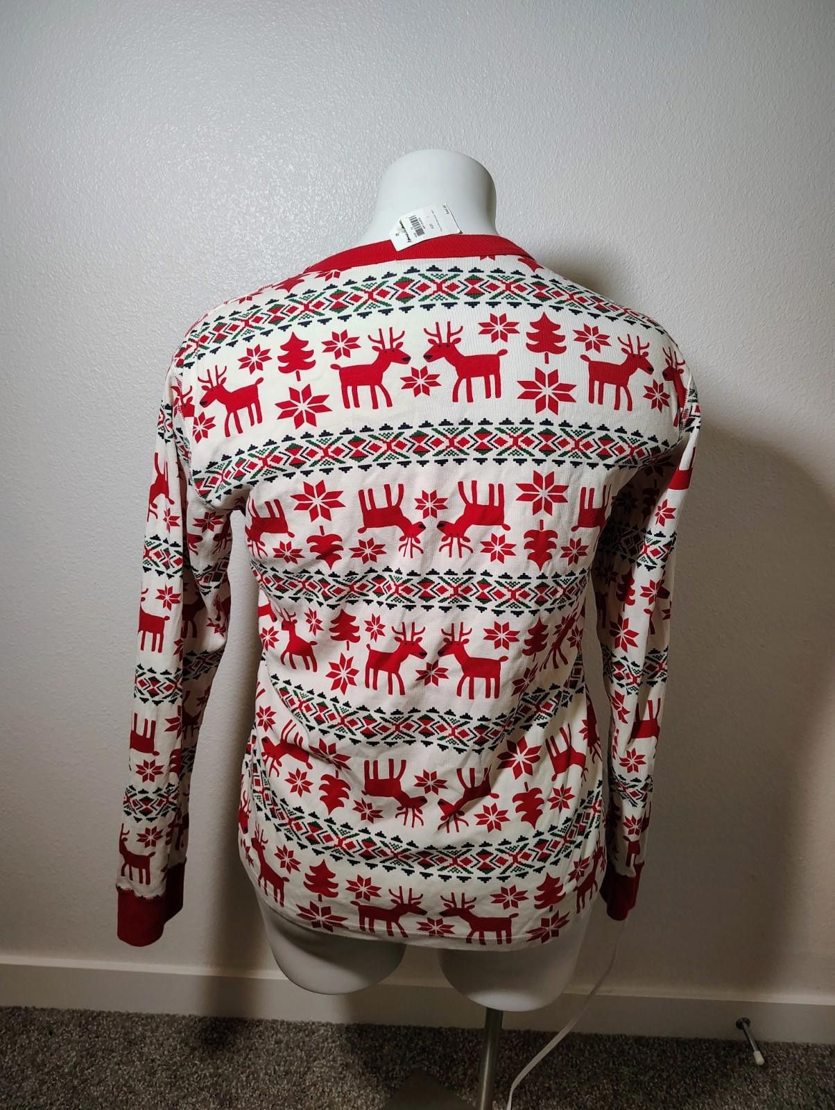 Other NWT Christmas Hanna Andersson Women's Organic Cotton Pajama Size ONE SIZE - 3 Thumbnail