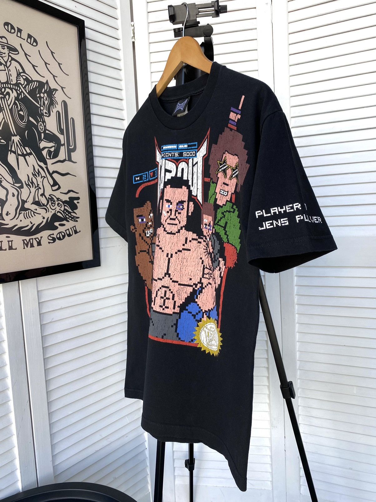 Nintendo × Vintage Vintage Tapout x Jens Pulver Signature Nintendo Tee Shirt Size US M / EU 48-50 / 2 - 15 Thumbnail