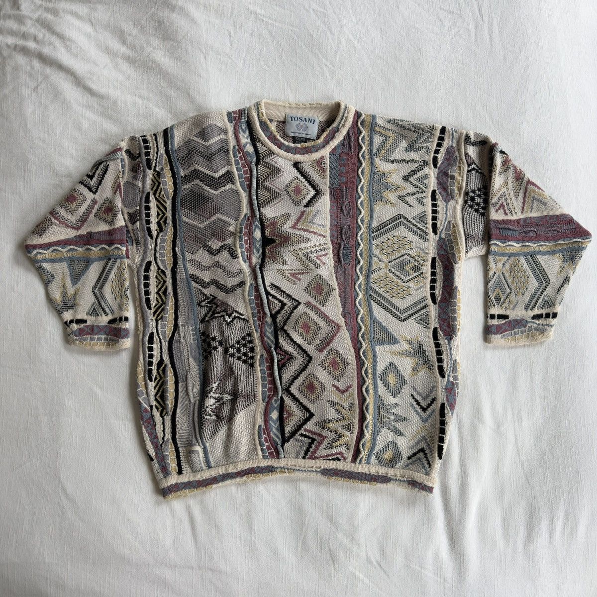 Vintage VINTAGE 90s Made in Canada 🇨🇦 Tosani sweater Size US XXL / EU 58 / 5 - 1 Thumbnail