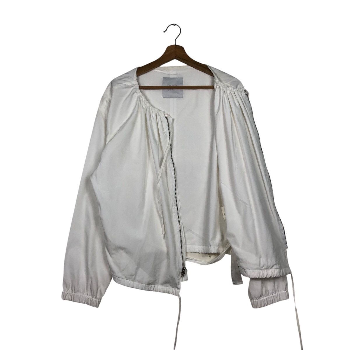 Japanese Brand Rich White Parachute Bike Jacket Unused Refinement Garments Size US M / EU 48-50 / 2 - 13 Thumbnail