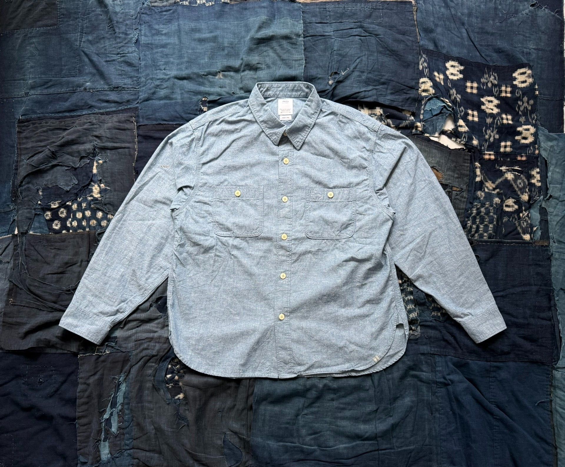 Visvim VISVIM 26SS BRIGGS CHAMBRAY SHIRT Size US L / EU 52-54 / 3 - 1 Thumbnail