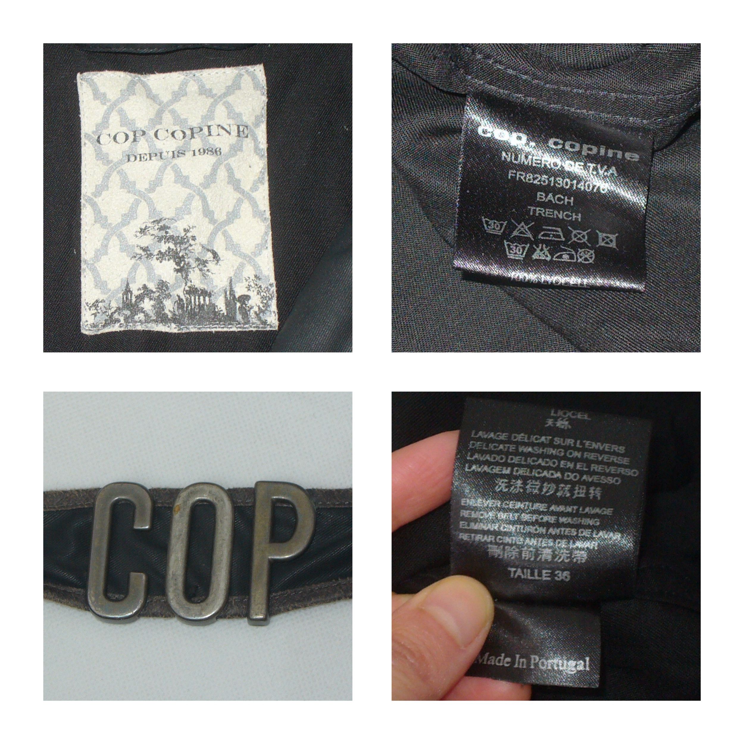 Cop Copine Cop Copine black trench coat Size S / US 4 / IT 40 - 3 Thumbnail
