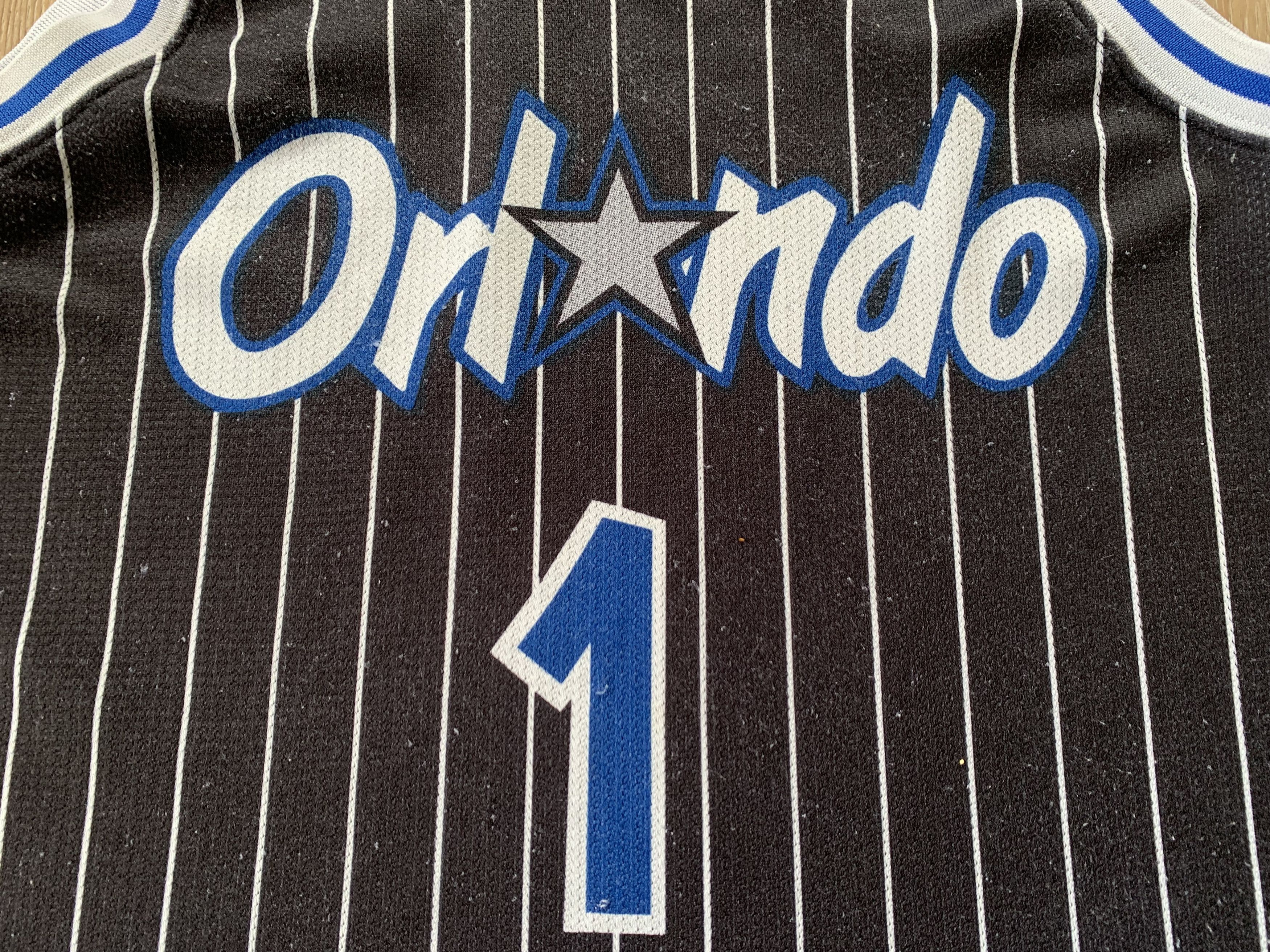 Champion × NBA × Vintage Rare NBA Orlando Magic Penny Hardaway #1 Jersey Size US XS / EU 42 / 0 - 6 Thumbnail