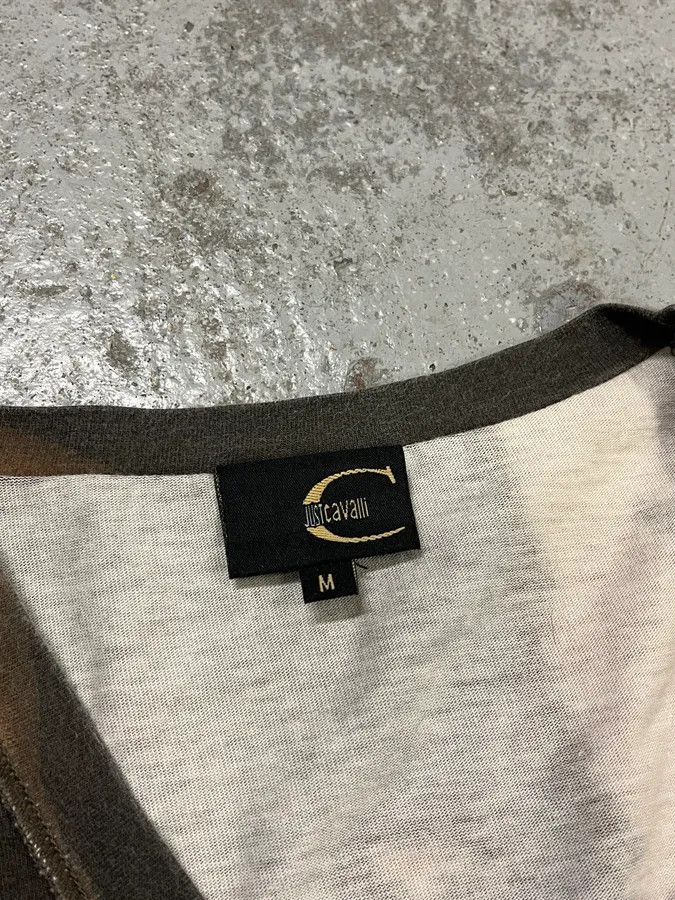 Just Cavalli SS2002 Cavalli Yellow Hallucination Longsleeves Size XS / US 0-2 / IT 36-38 - 8 Thumbnail